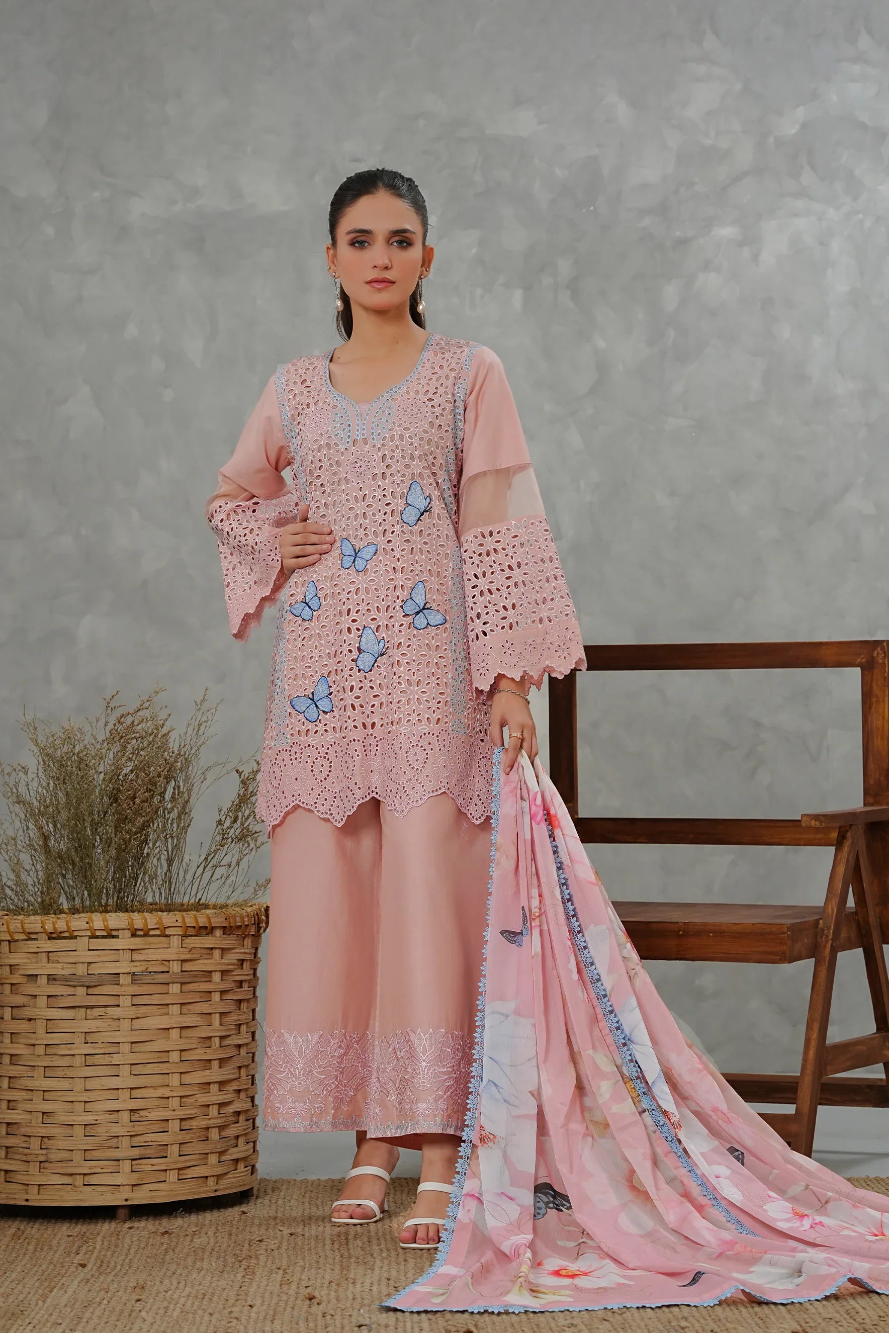 Serena by Madiha Gohar Stitched Summer Suit-Dream Weaver - Image 2