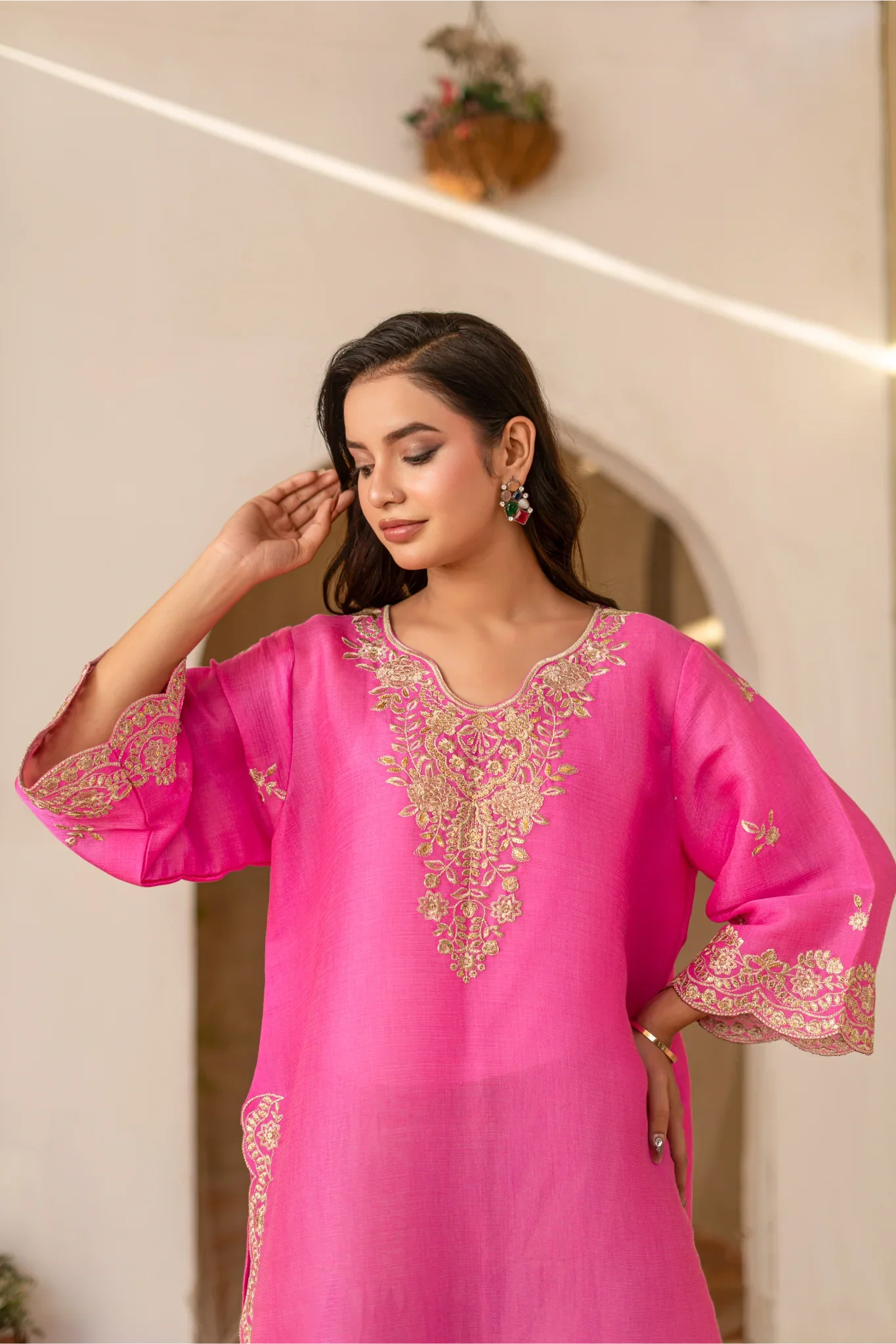 Madiha Gohar Stitched 2 Piece Eid Festive Suit-GULRANG-Farshi Shalwar - Image 5