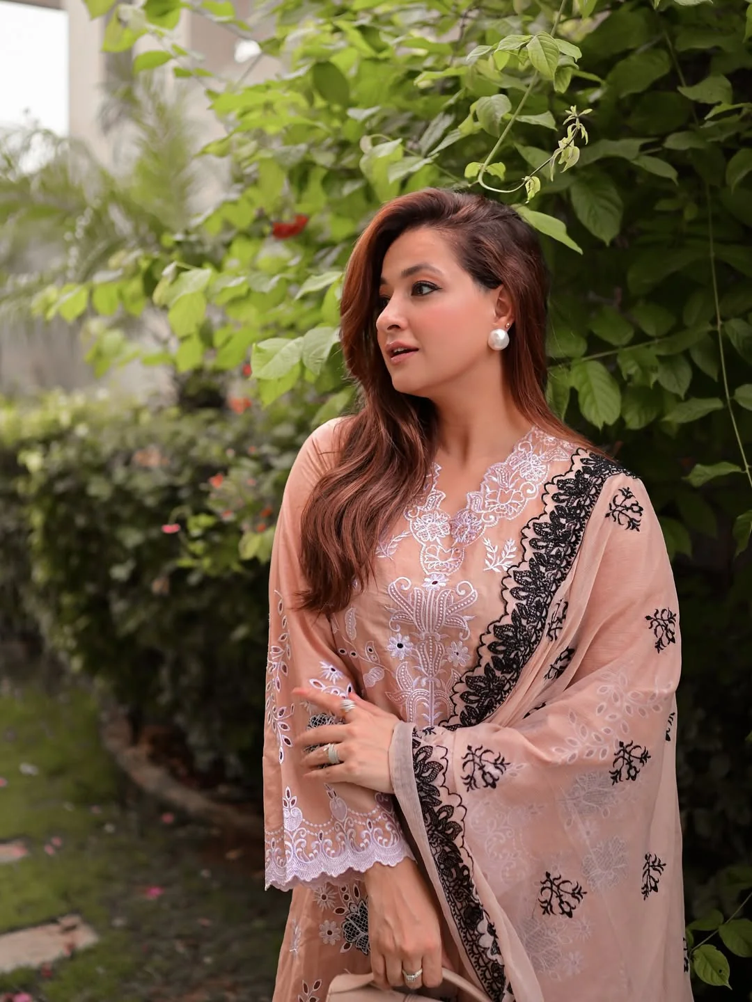 Serena by Madiha Gohar Stitched Summer Suit-Fluer Muse - Image 11