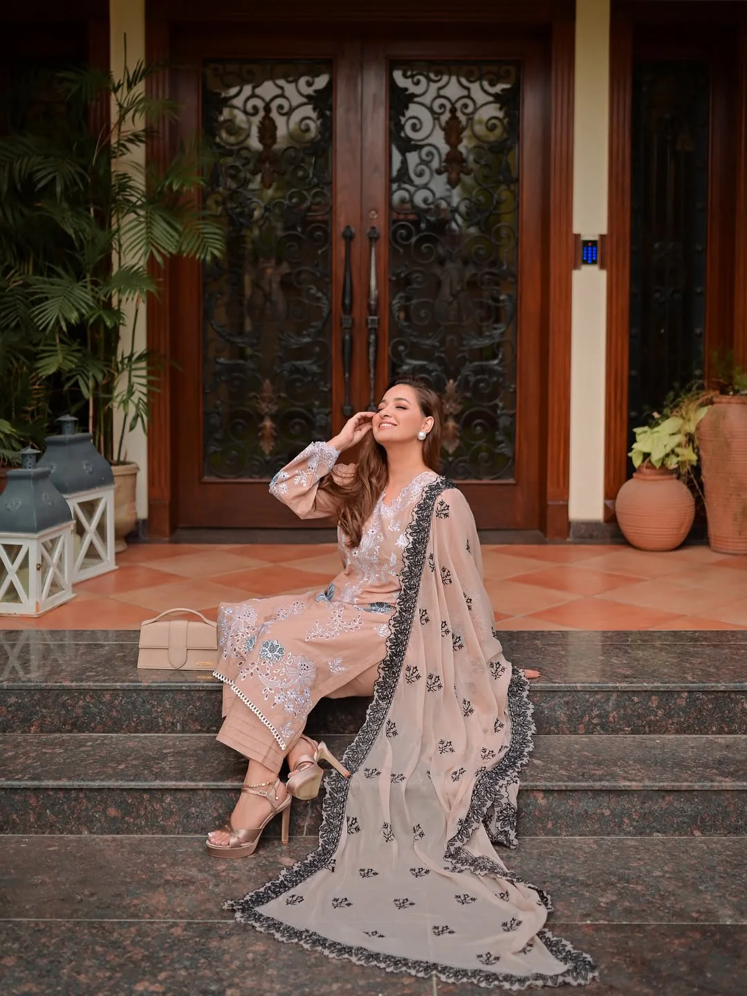 Serena by Madiha Gohar Stitched Summer Suit-Fluer Muse - Image 3