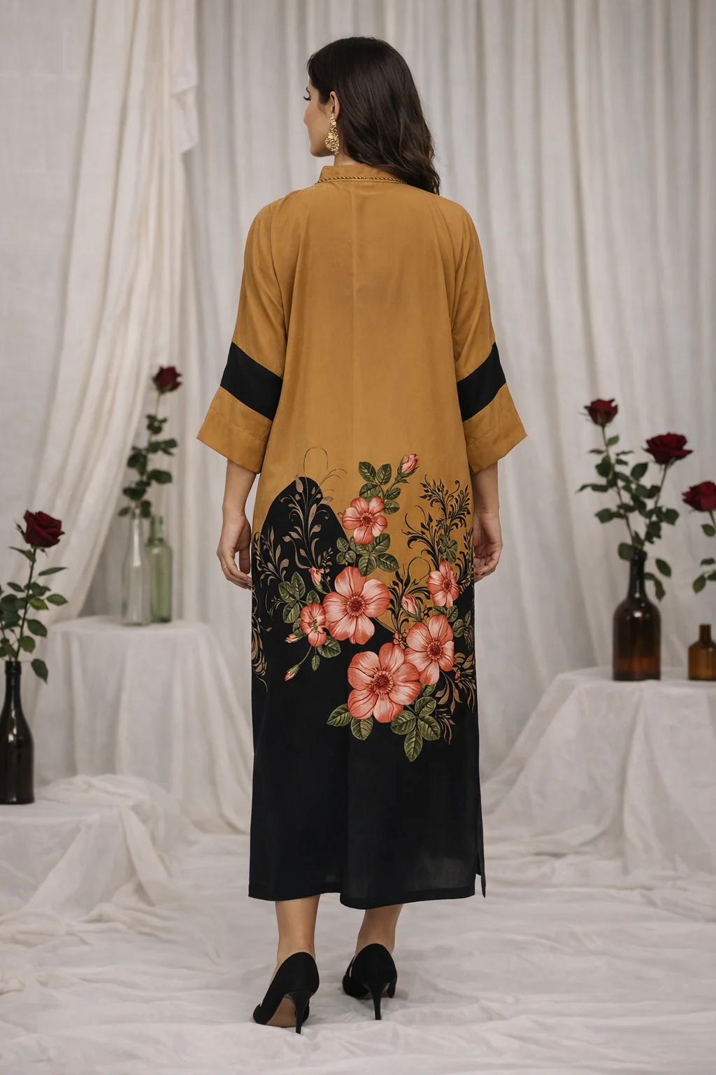 Madiha Gohar Stitched Kaftan-MIRA - Image 4