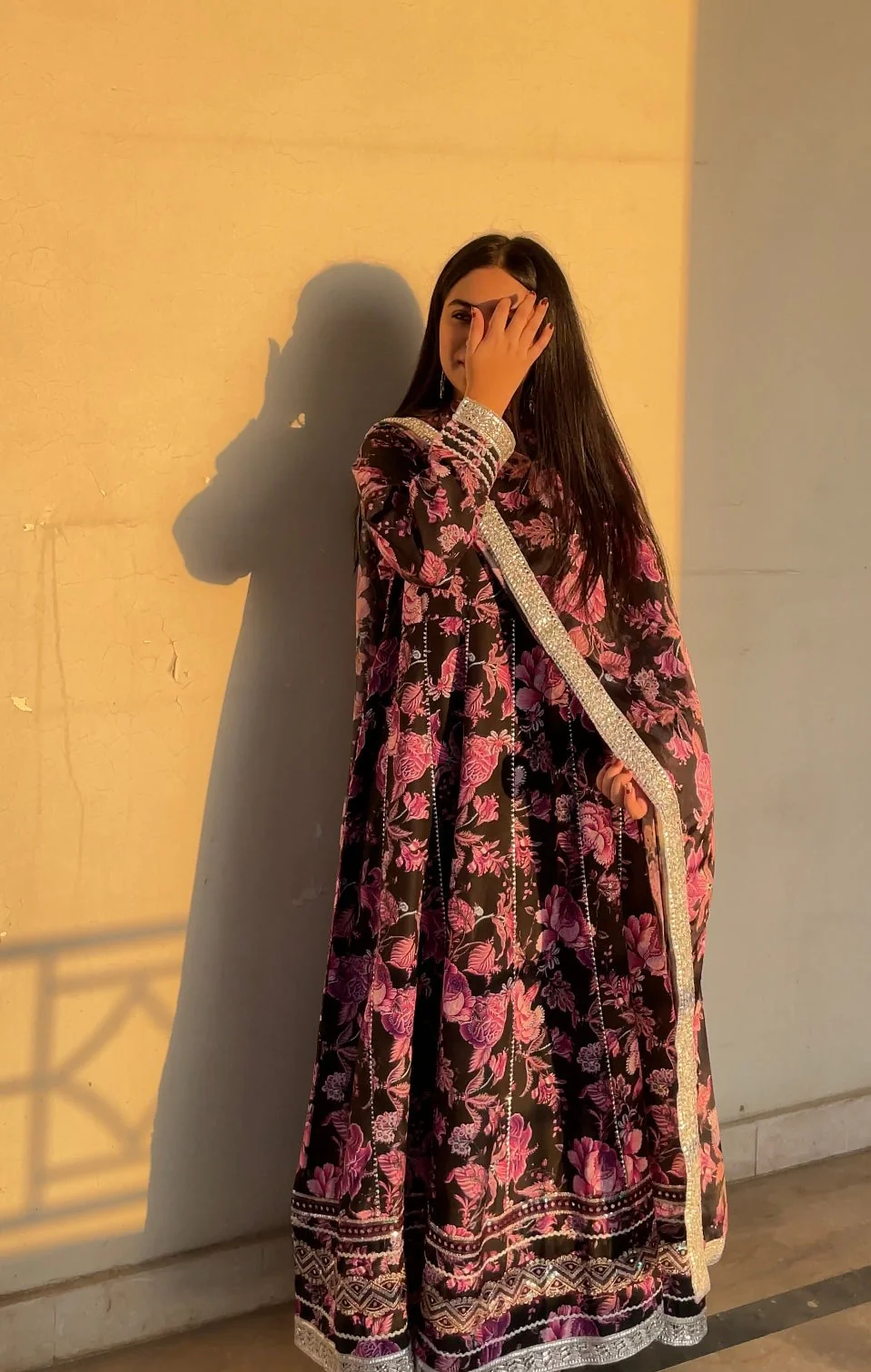 Noor E Mahal by Madiha Gohar Stitched Summer Suit-Noor e Gulzar | Premium Swiss Dress - Image 4