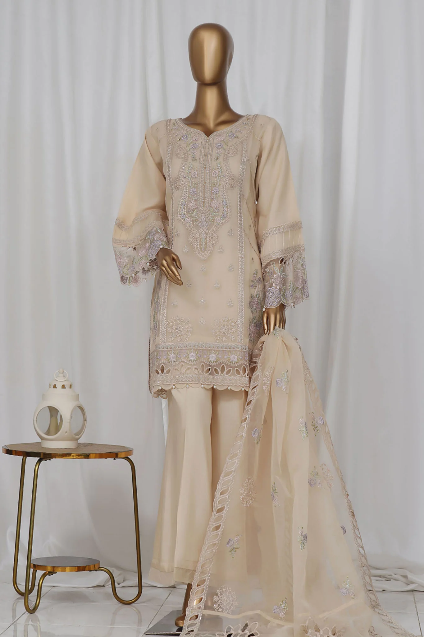Mahpara by Sada Bahar Stitched 3 Piece Festive Formals Vol-11 Suit-B-33-Skin