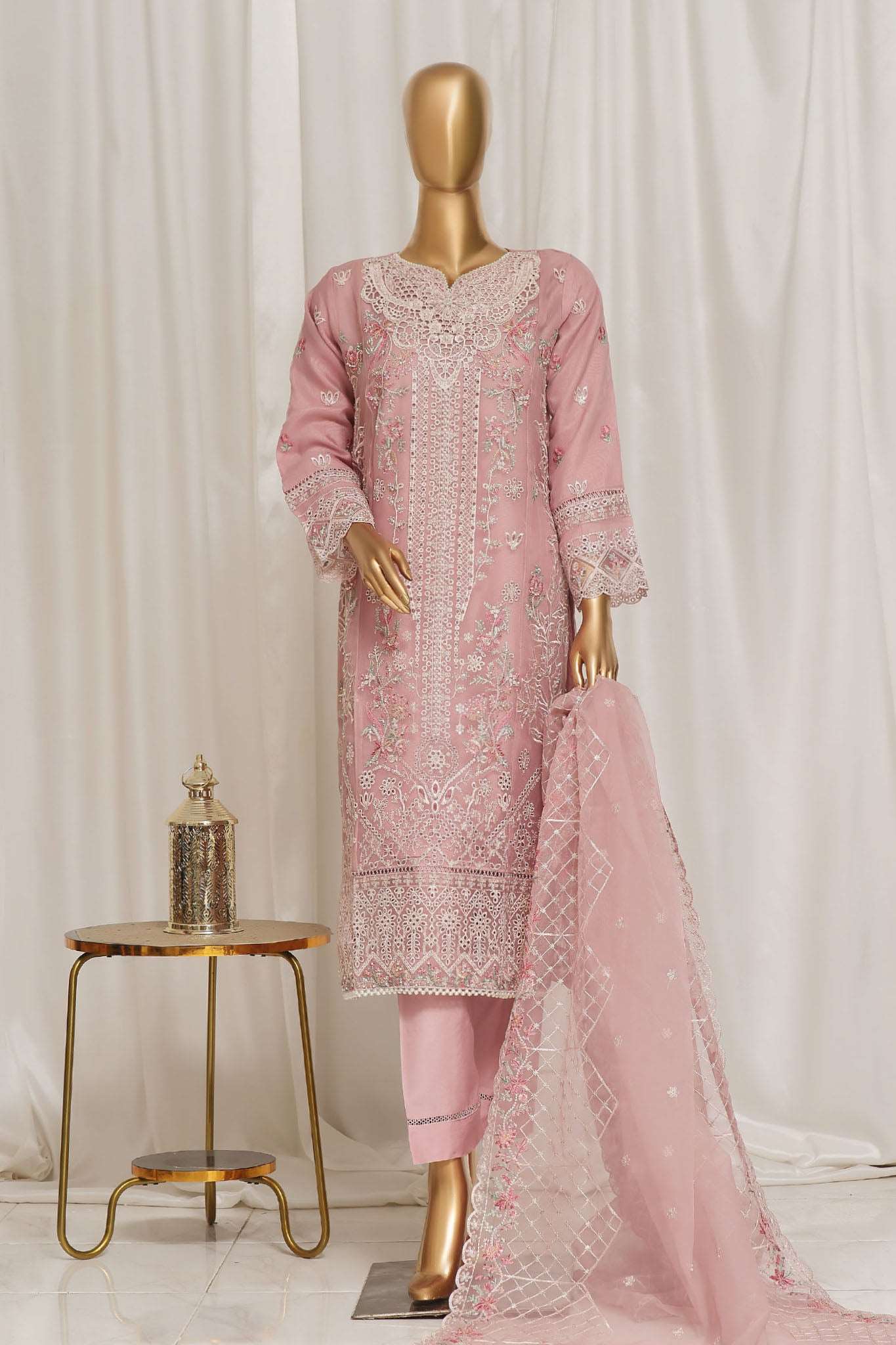 Mahpara By Sada Bahar Stitched 3 Piece Festive Formals Vol-12 Suit-SD-04-Plum