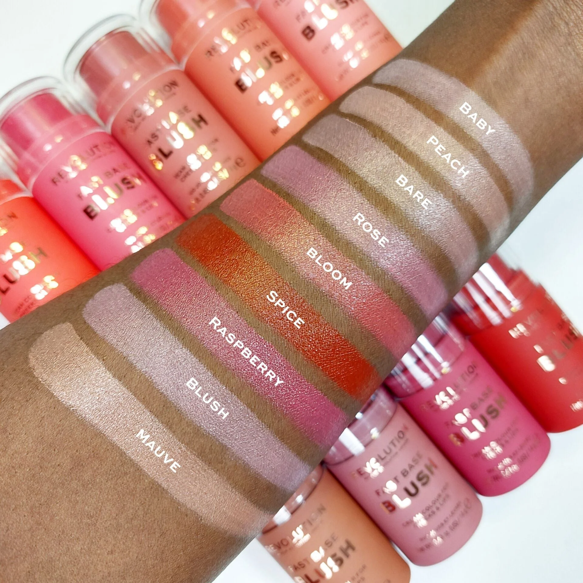 Makeup Revolution Fast Base Blush Stick Blush 14gm - Image 4