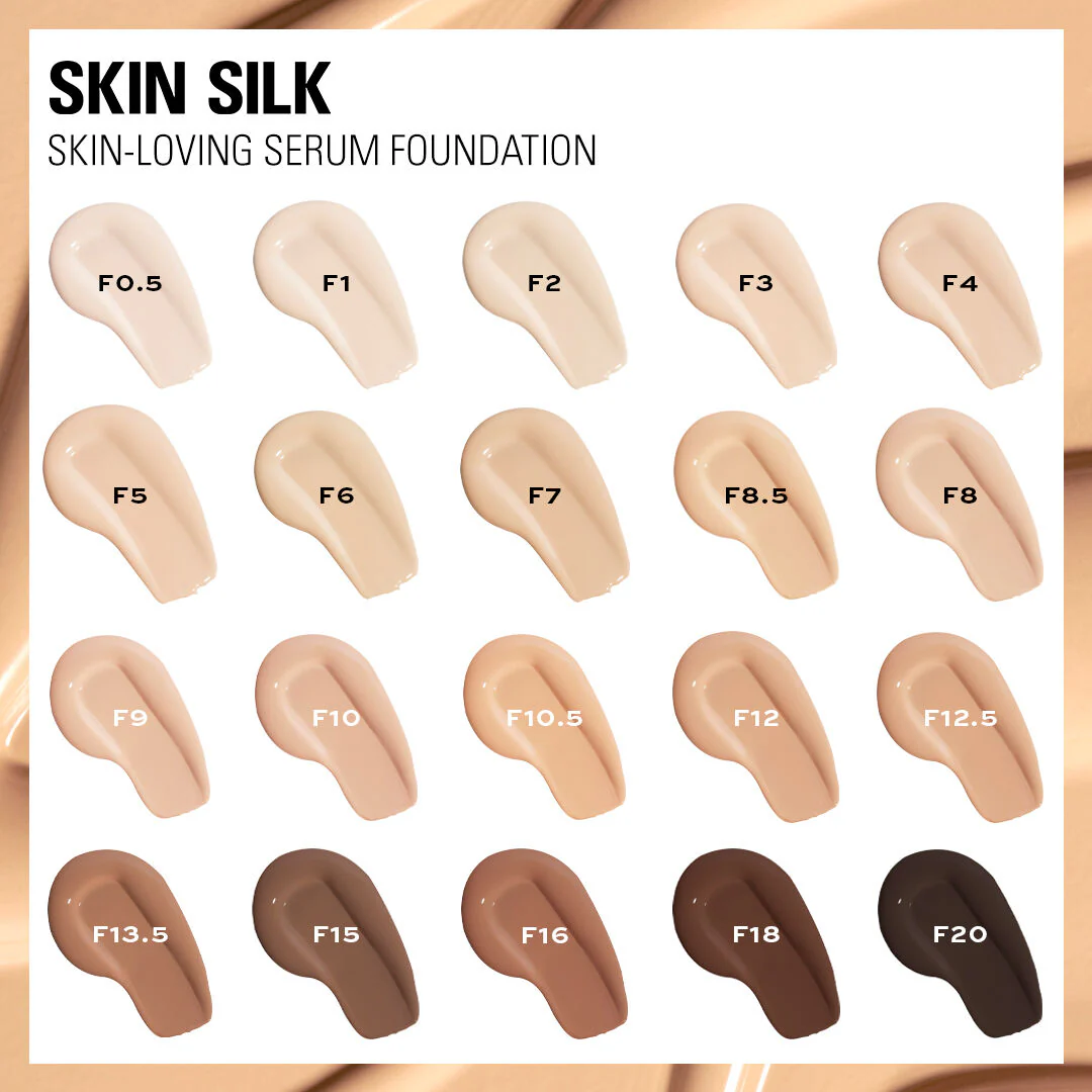 Makeup Revolution Skin Silk Serum Foundation F8 23ml - Image 7