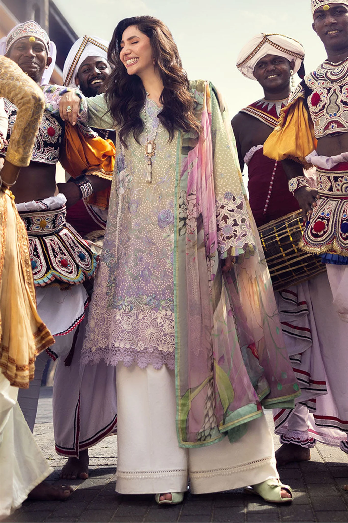 Manaram By Mushq Unstitched 3 Piece Luxury Lawn Suit-MUN-13-Glittering Grace - Image 4