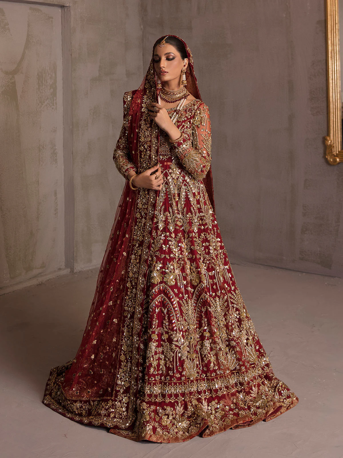 Charmaine By Gulaal Unstitched 3 Piece Bridal SuitMarianna B-23 Charmaine