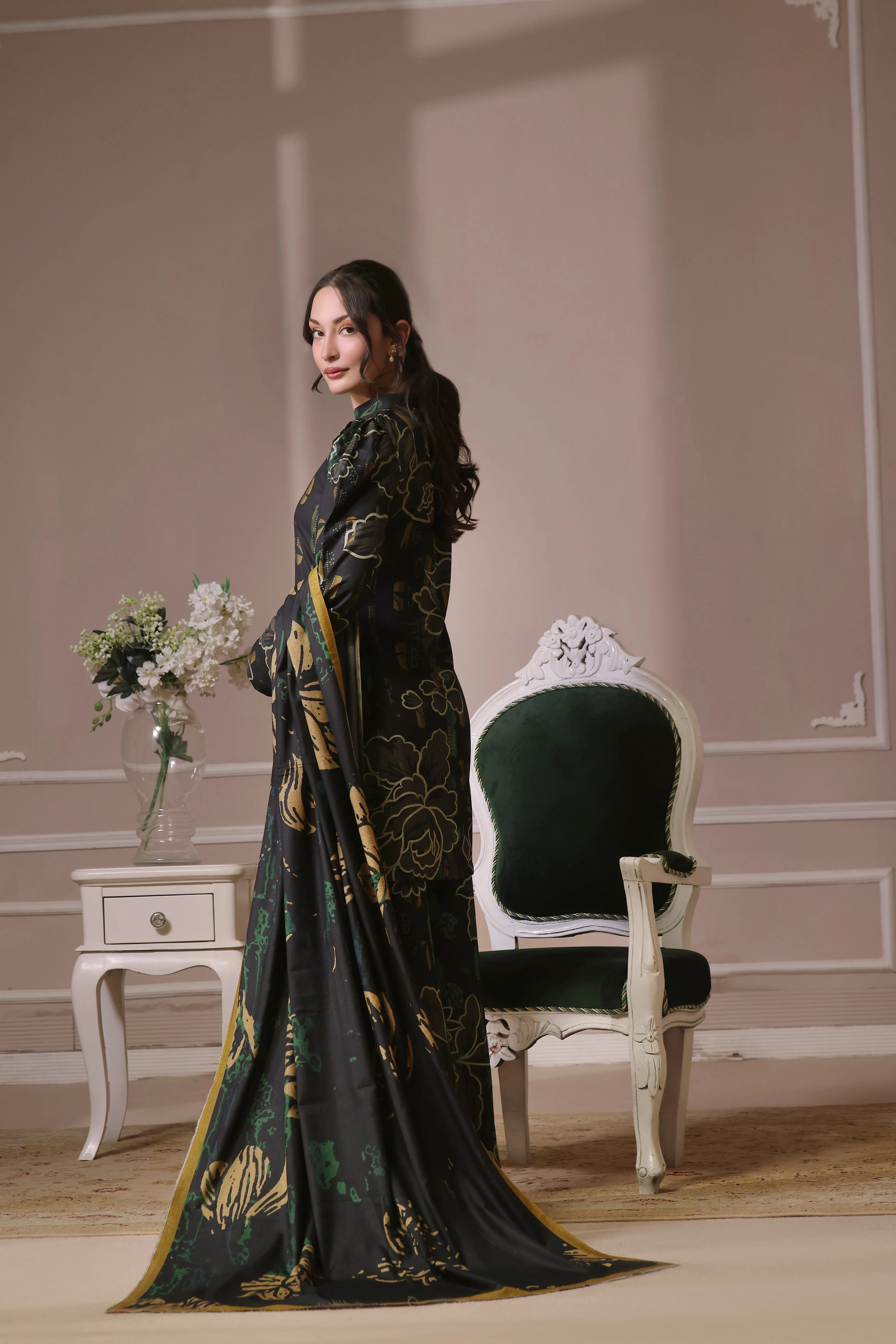 Feathers Unstitched 3 Piece Winter Collection-MARION-FT431 - Image 5