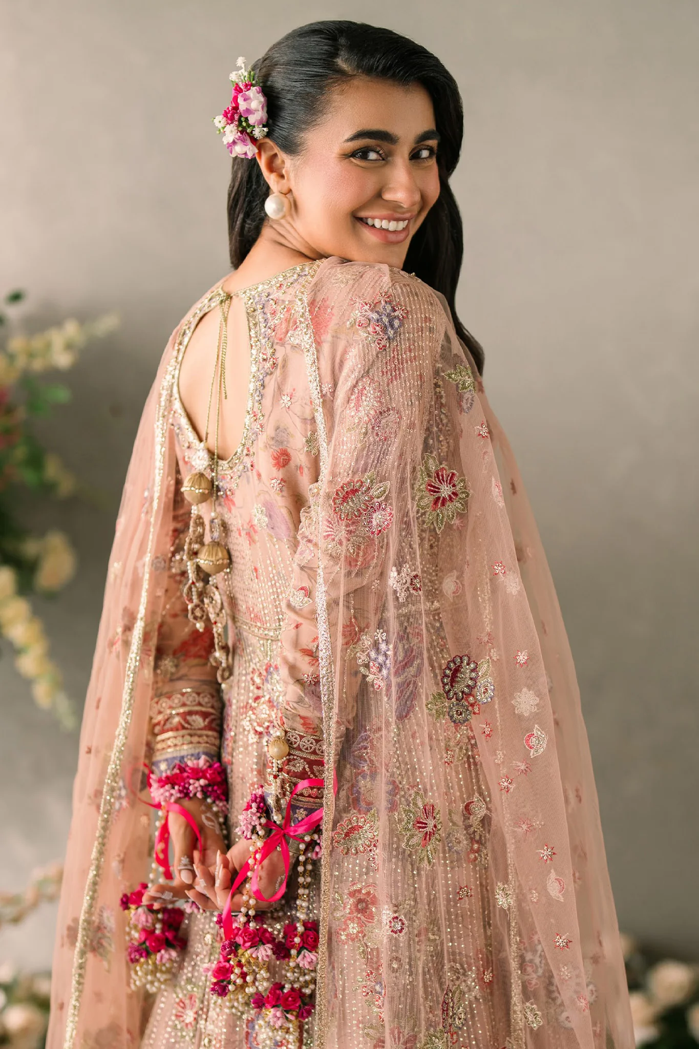 Mastani Evening By Mushq Unstitched 3 Piece Luxury Formals Chiffon Suit-MCH-07-Sona - Image 2