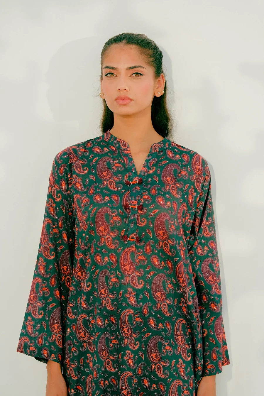 Dhaga Stitched 2 Piece Lawn Suit-Matching separate 001 - Image 2