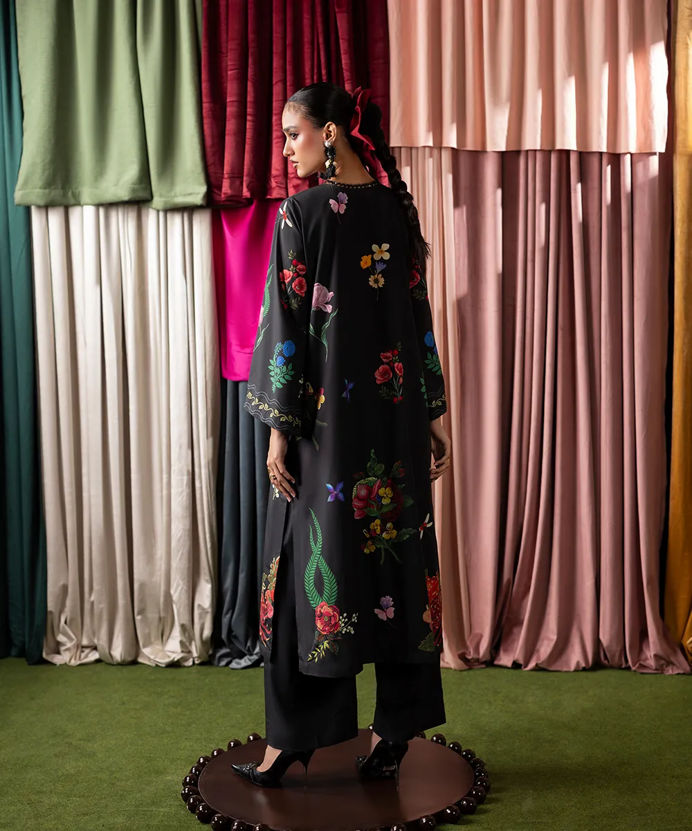 Print Therapy By Mazil Stitched 2 Piece Suit-Black Iris - Image 3