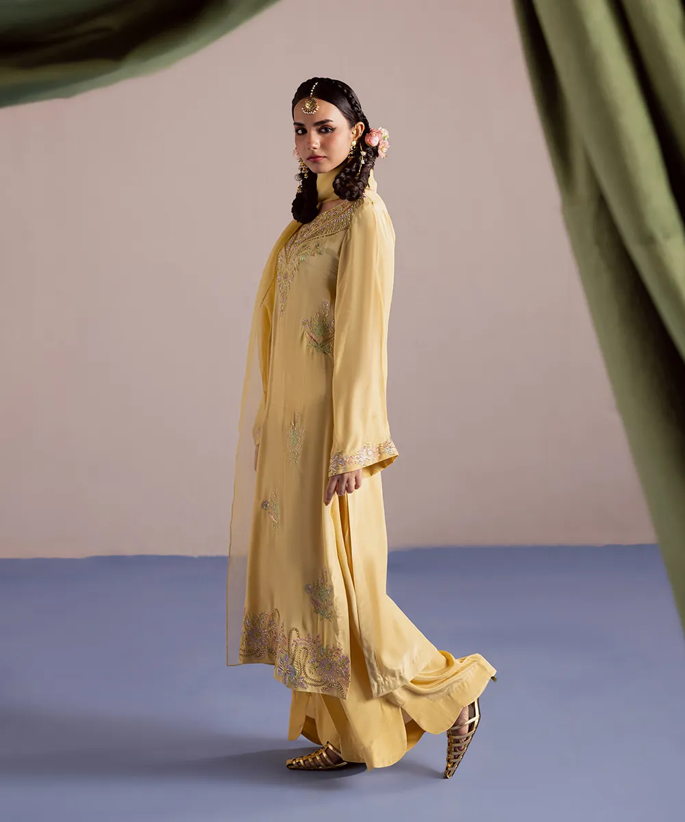 Mazil Stitched 3 Piece Formals Suit-Bulbul - Image 3