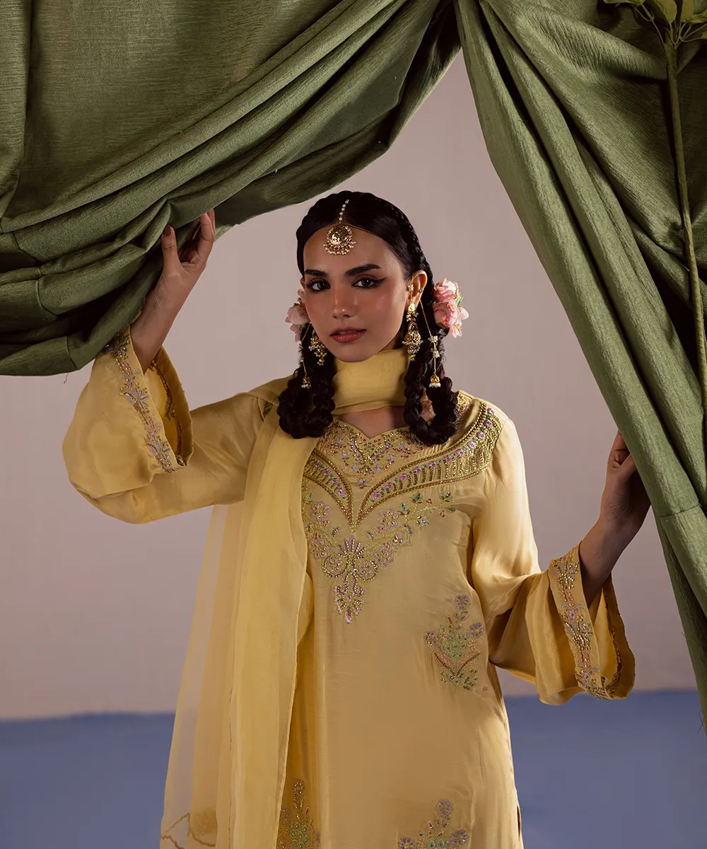 Mazil Stitched 3 Piece Formals Suit-Bulbul - Image 6