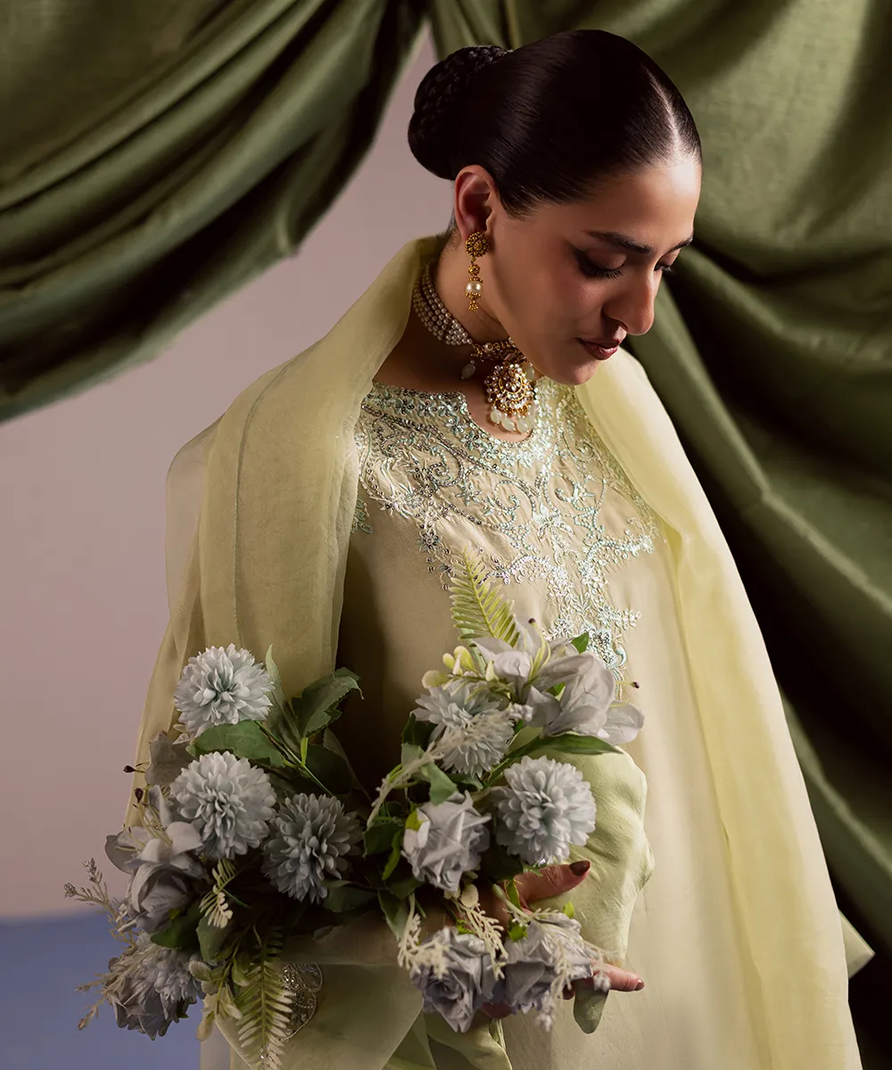 Mazil Stitched 3 Piece Formals Suit-Heer - Image 10