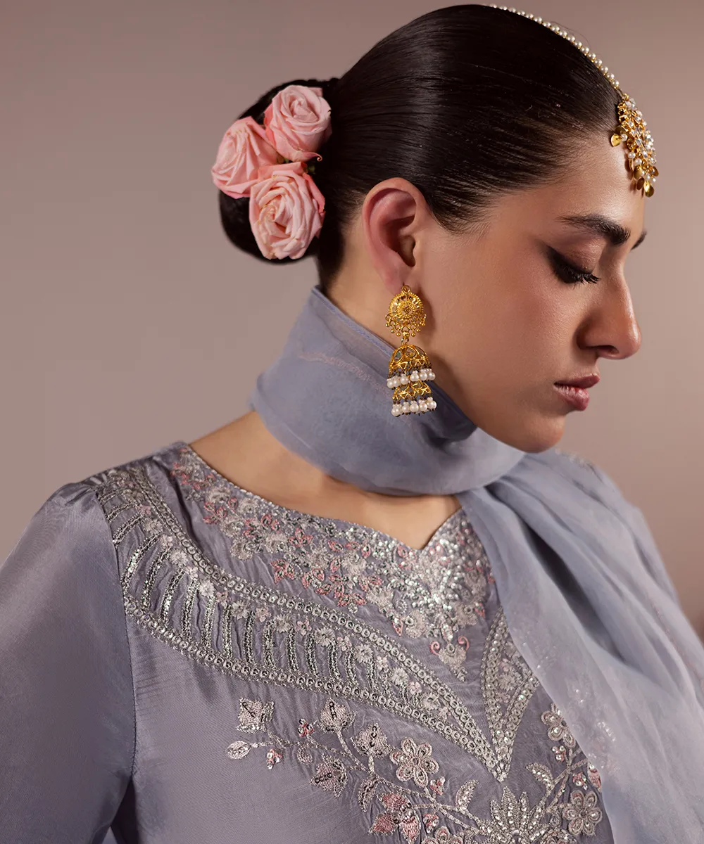 Mazil Stitched 3 Piece Formals Suit-Jeevan - Image 4