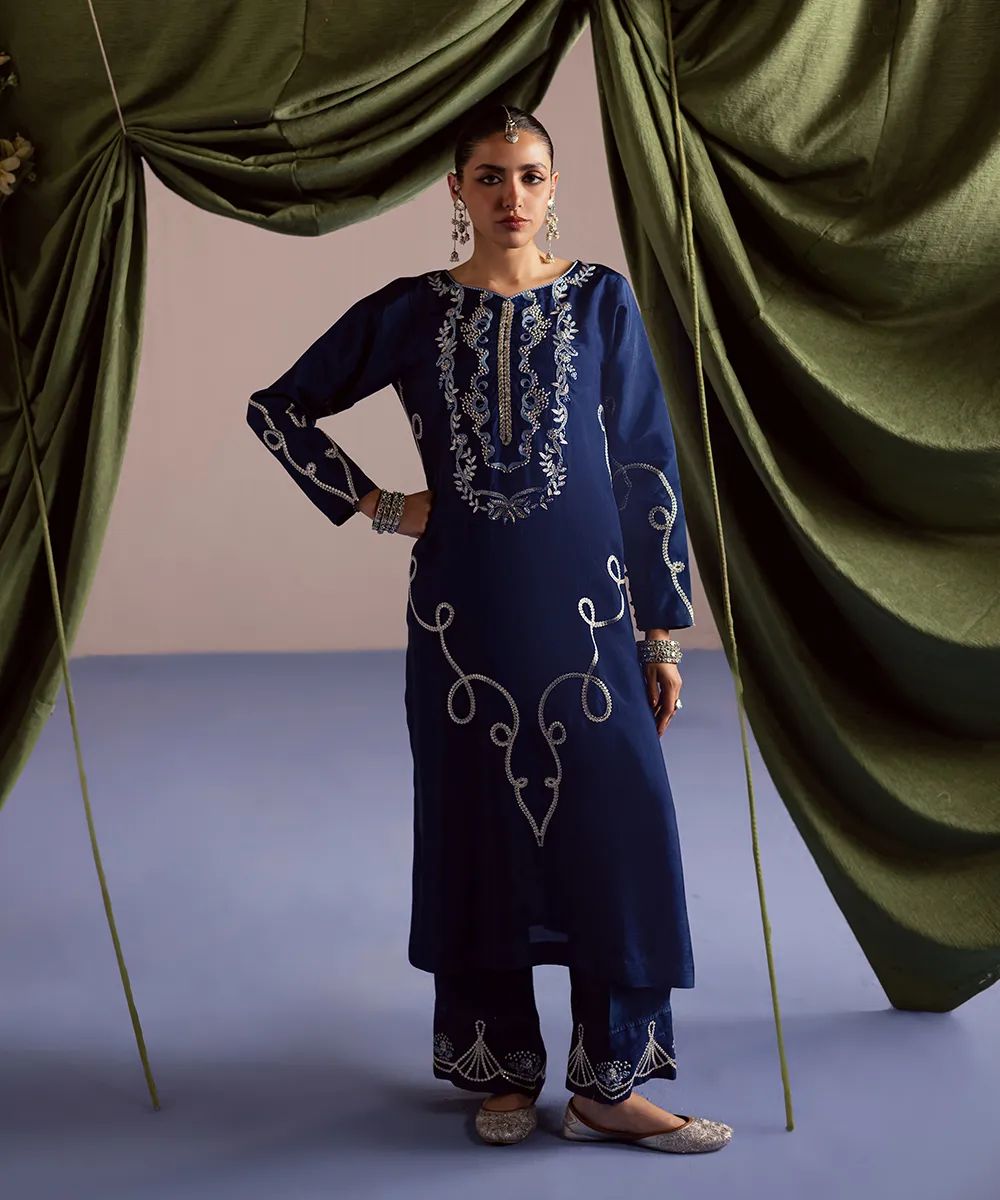 Mazil Stitched 3 Piece Formals Suit-Koyal - Image 2