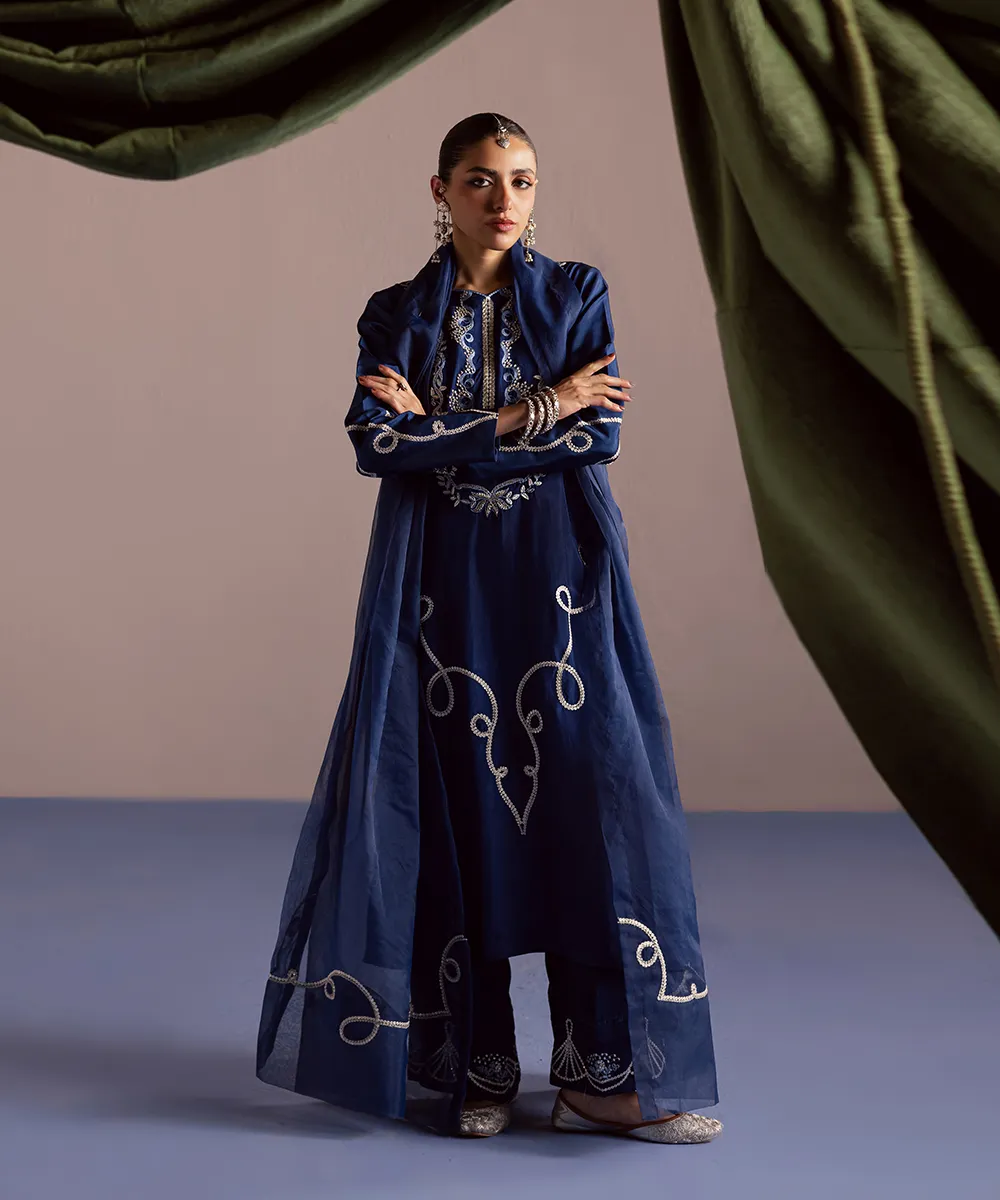 Mazil Stitched 3 Piece Formals Suit-Koyal - Image 5
