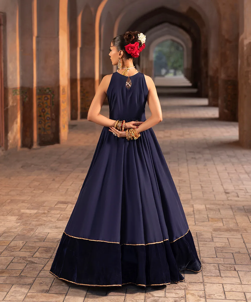 Makhmal By Mazil Stitched 3 Piece Formals Suit-Mashal Pishwas - Image 9