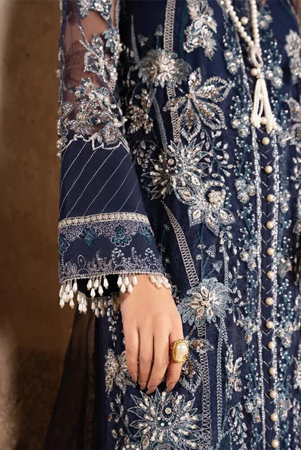 Meeral Unstitched 3 Piece Luxury Formals Pret Suit-Meeral - Meena - Meeral Luxe - Image 2