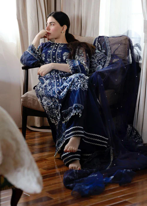 Meeral Unstitched 3 Piece Luxury Formals Pret Suit-Meeral - Meena - Meeral Luxe - Image 6