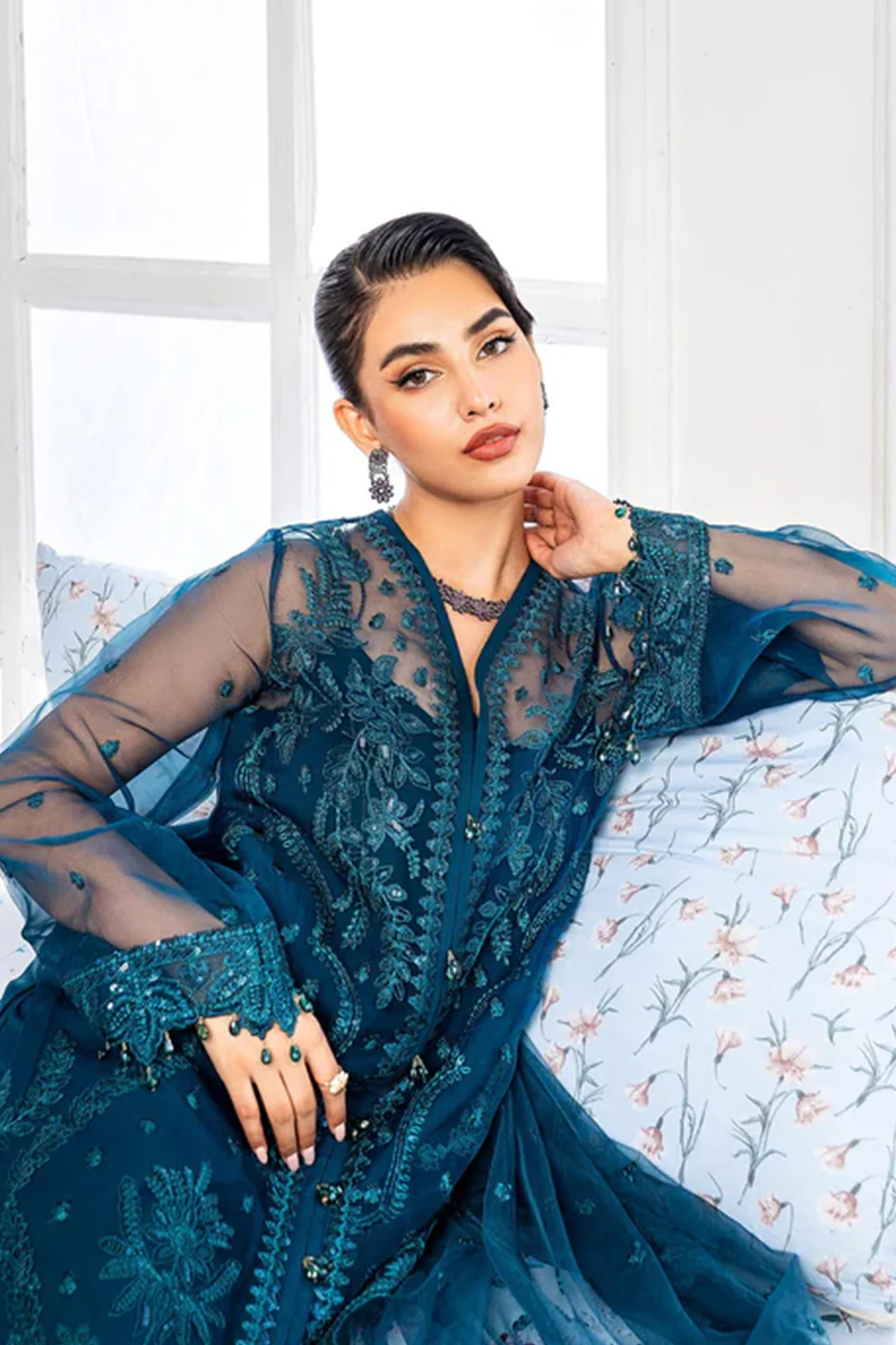 Meeral Unstitched 3 Piece Luxury Formals Pret Suit-Meeral - Nilofer - Meeral Luxe - Image 2