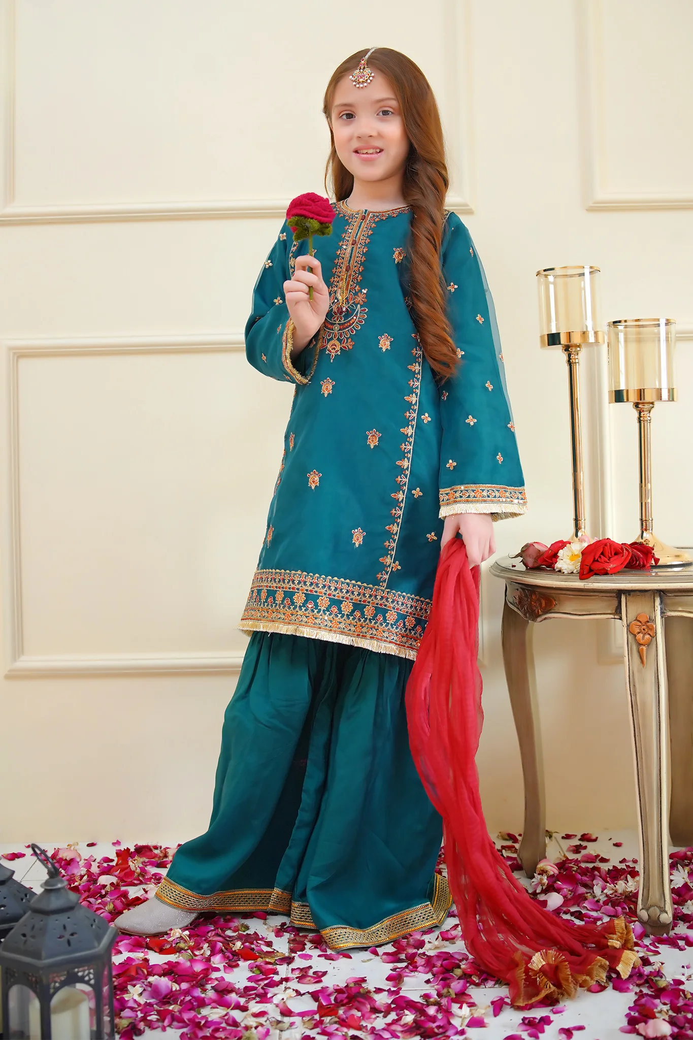 Meethi Eid By Shanzey Stitched 3 Piece Formals Collection-SHK-4015 - Image 3
