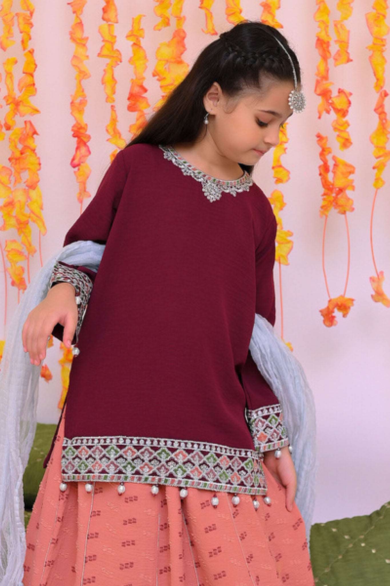 Mehendi Magic By Shanzey Stitched 3 Piece Festive Formals Suit-SHK-3304 - Image 2