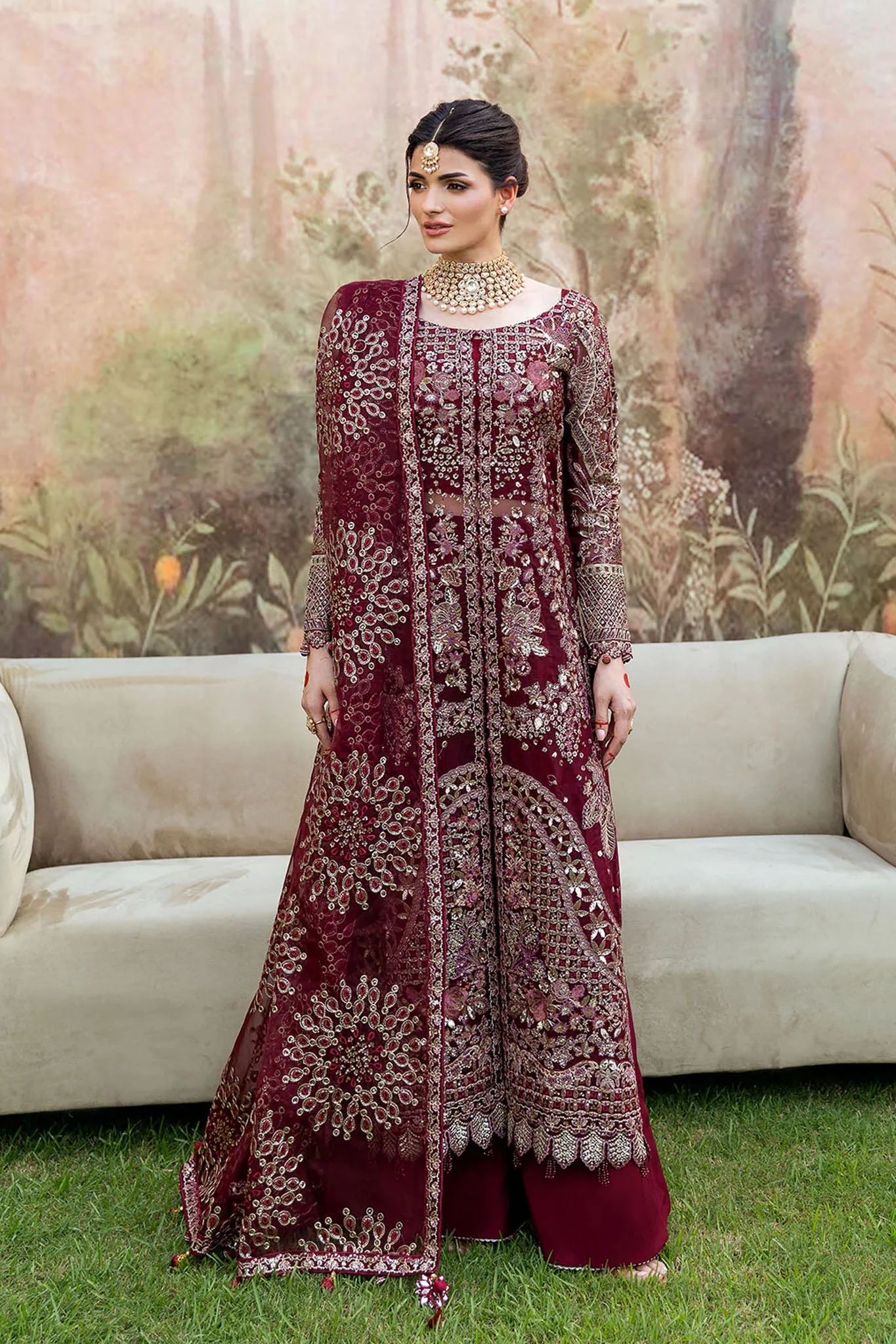 Mehfil Shagna by Ramsha Unstitched 3 Piece Festive Formals Suit-SF-07-Amanat