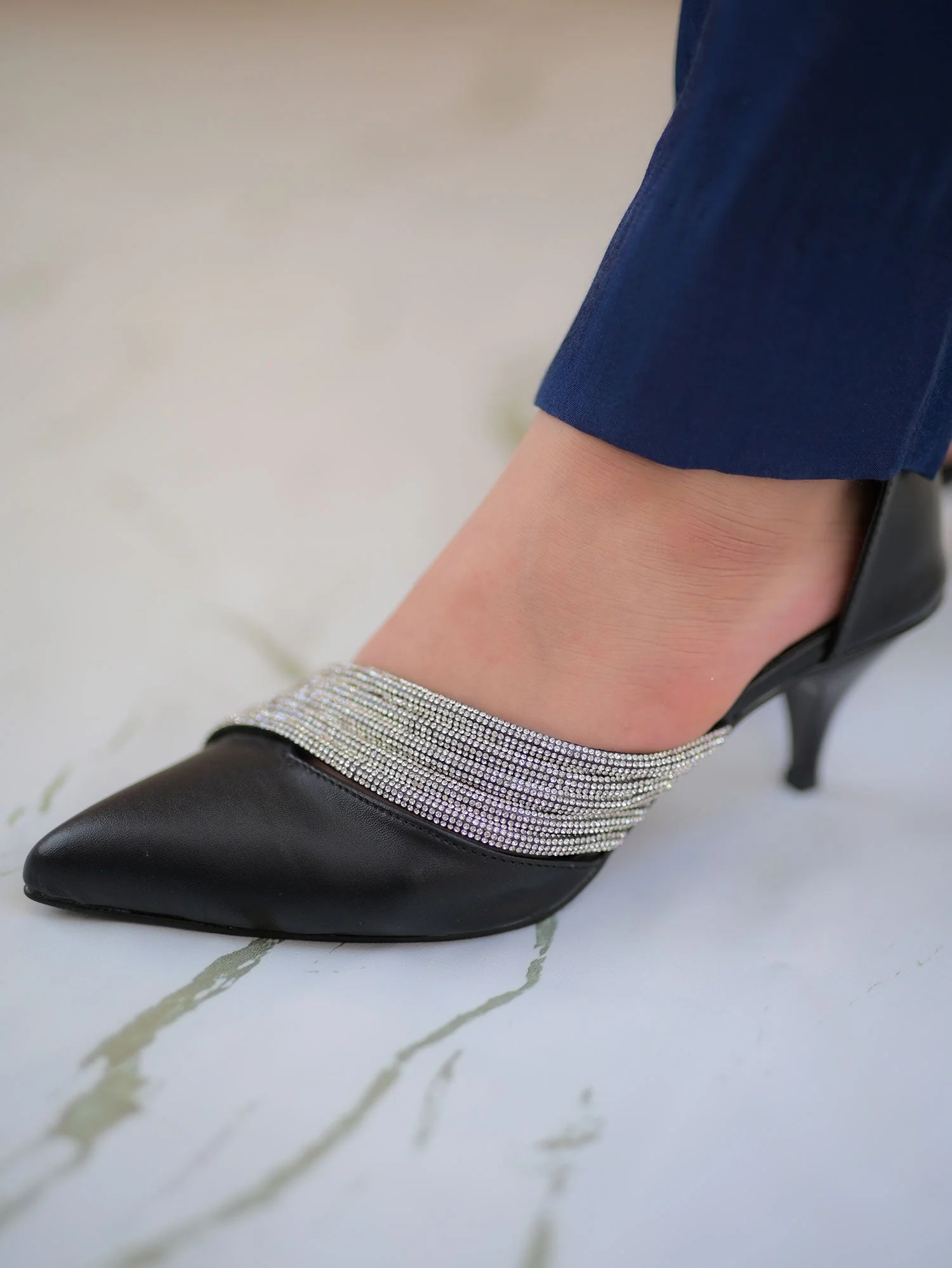 Mgs Style Heels Collection-Aurora Stride Heels Midnight Charm - Image 2