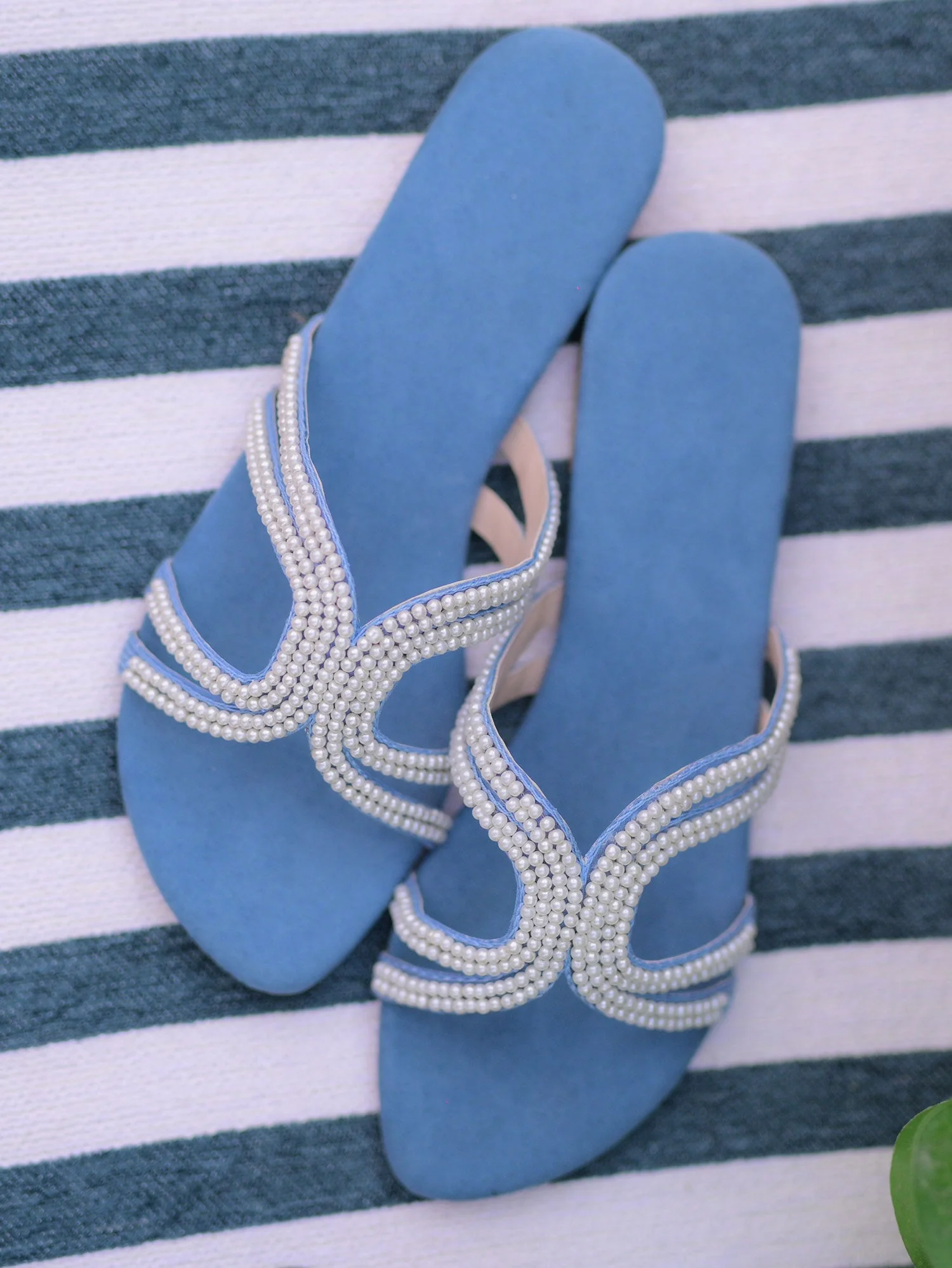 Mgs Style Slipper Collection-Blue Belle Flats - Image 4