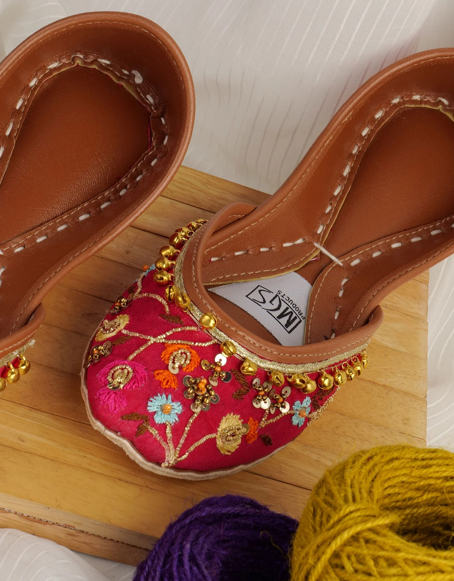 Mgs Style Khussa Collection-Phulkari - Image 2