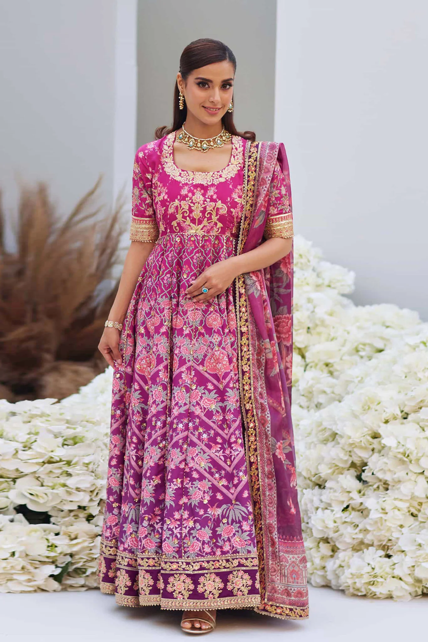 Mina Hasan Unstitched 3 Piece Luxury Formals Vol-01 Suit-06-Nisha