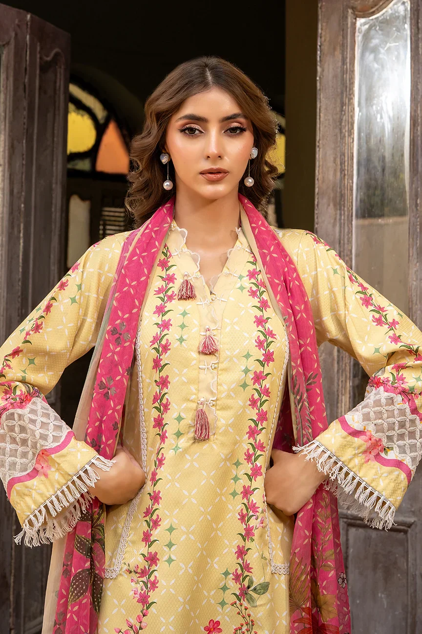 Dhaga Stitched 3 Piece Summer Suit-Mirella - Image 5