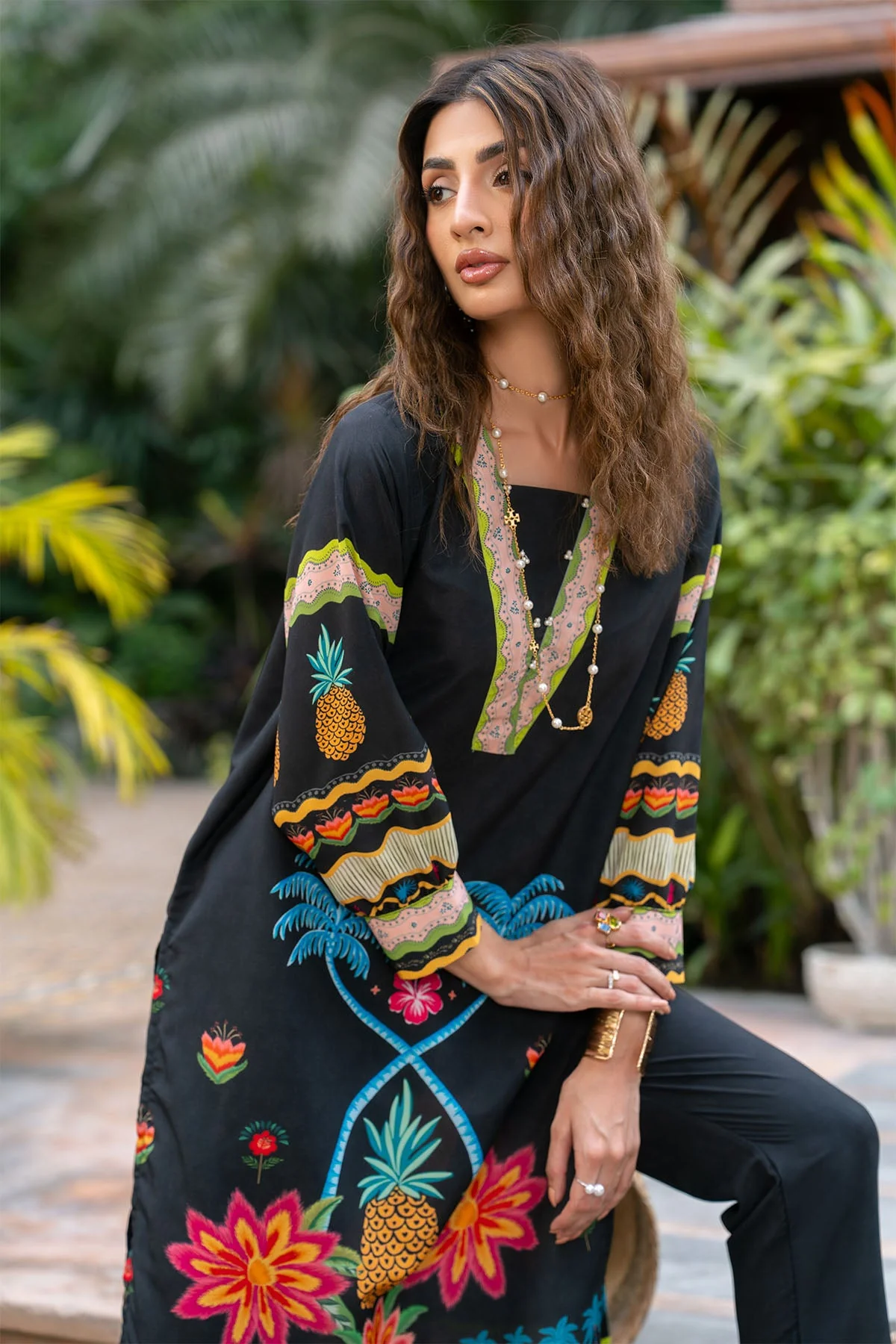 Nairah Stitched Co Ords Summer Suit-Mistique - Image 6