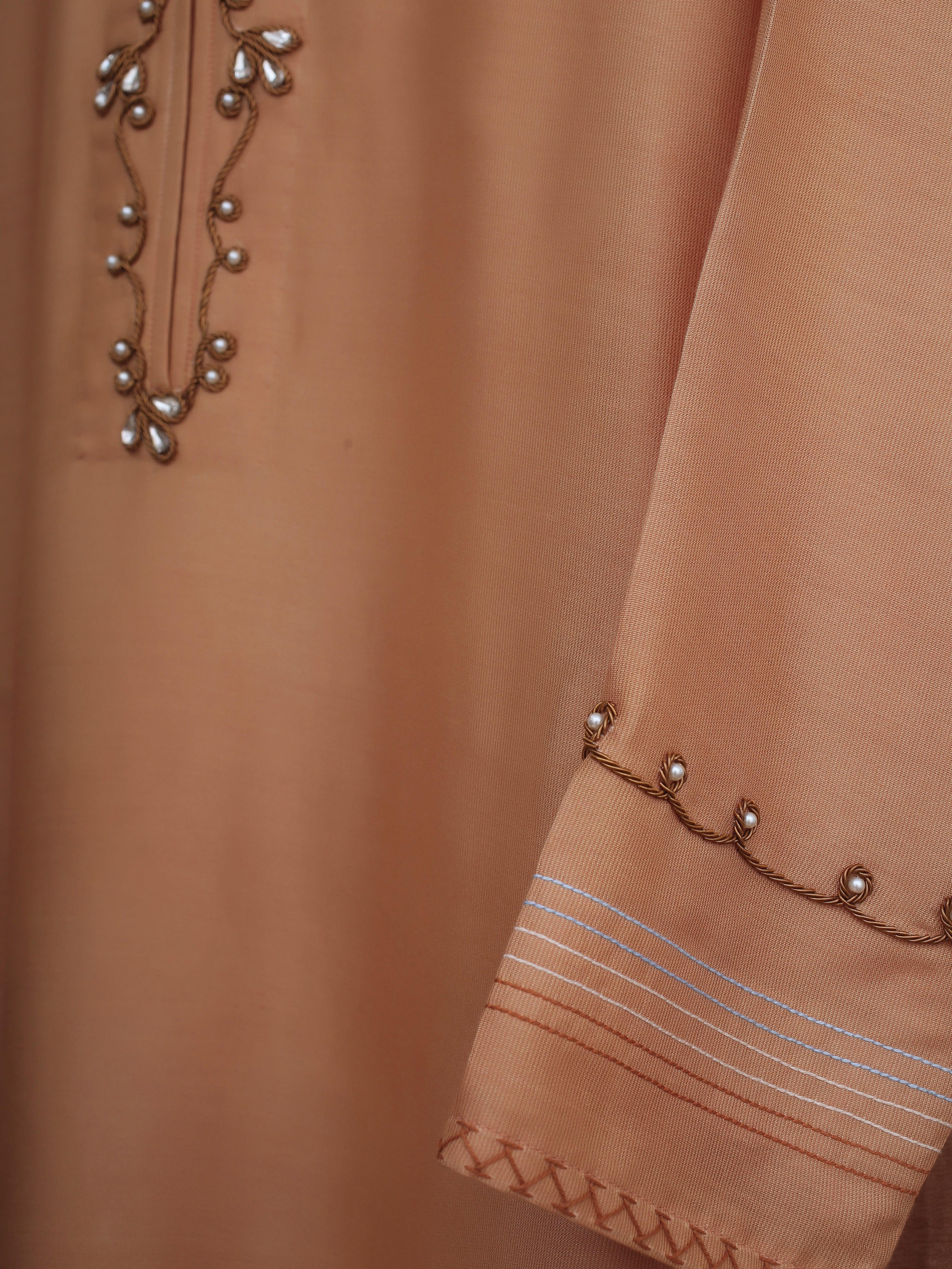 Samawi Stitched Kurta Suit-Mohi Kurta - Image 2