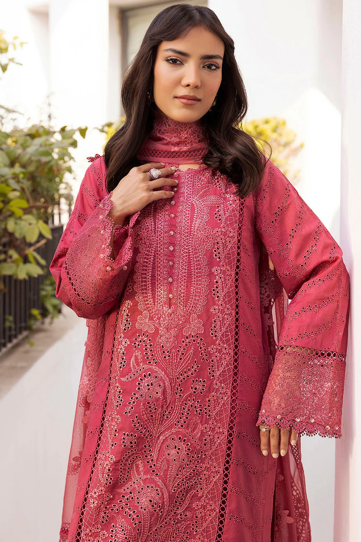 Motifz Unstitched 3 Piece Premium Emb Lawn Drop-01 Suit-5305-Aubrey - Image 2