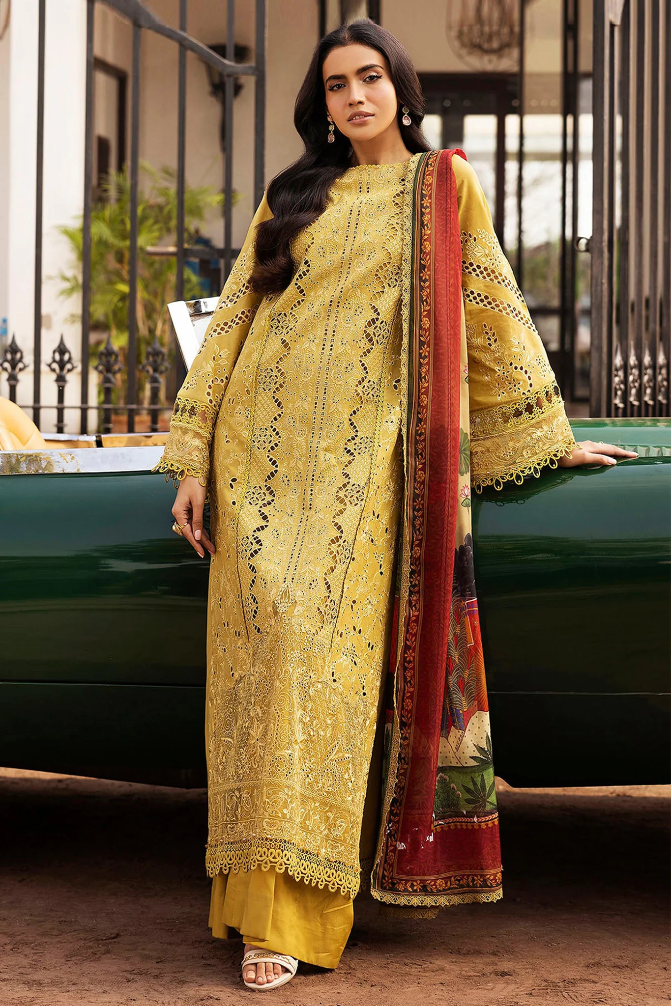 Motifz Unstitched 3 Piece Premium Emb Lawn Drop-01 Suit-5329-Lisette