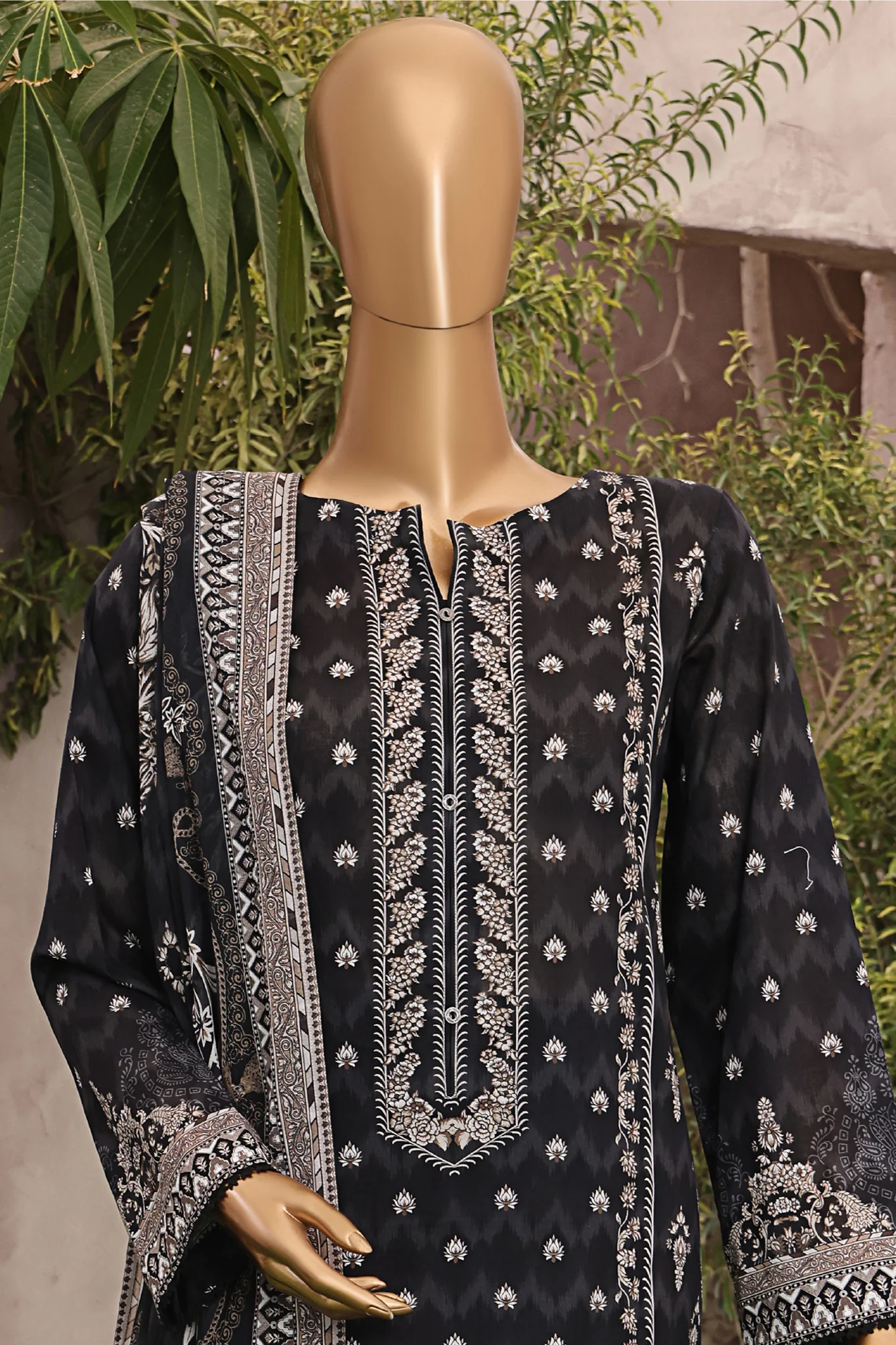 Magic By HZ Unstitched 3 Piece Airjet Digital Printed Lawn Vol-02 Suit-MPC-574 - Image 2