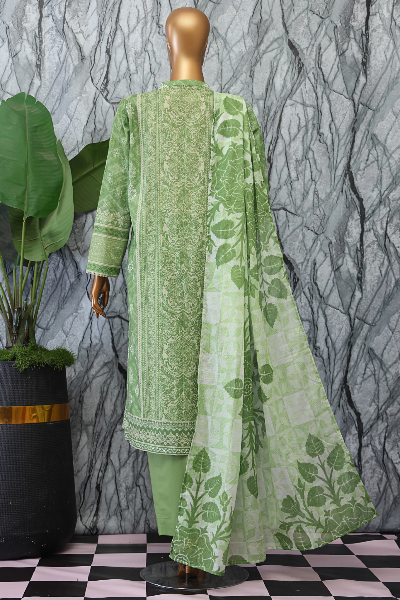 Magic By HZ Unstitched 3 Piece Airjet Digital Printed Lawn Vol-02 Suit-MPC-585 - Image 3