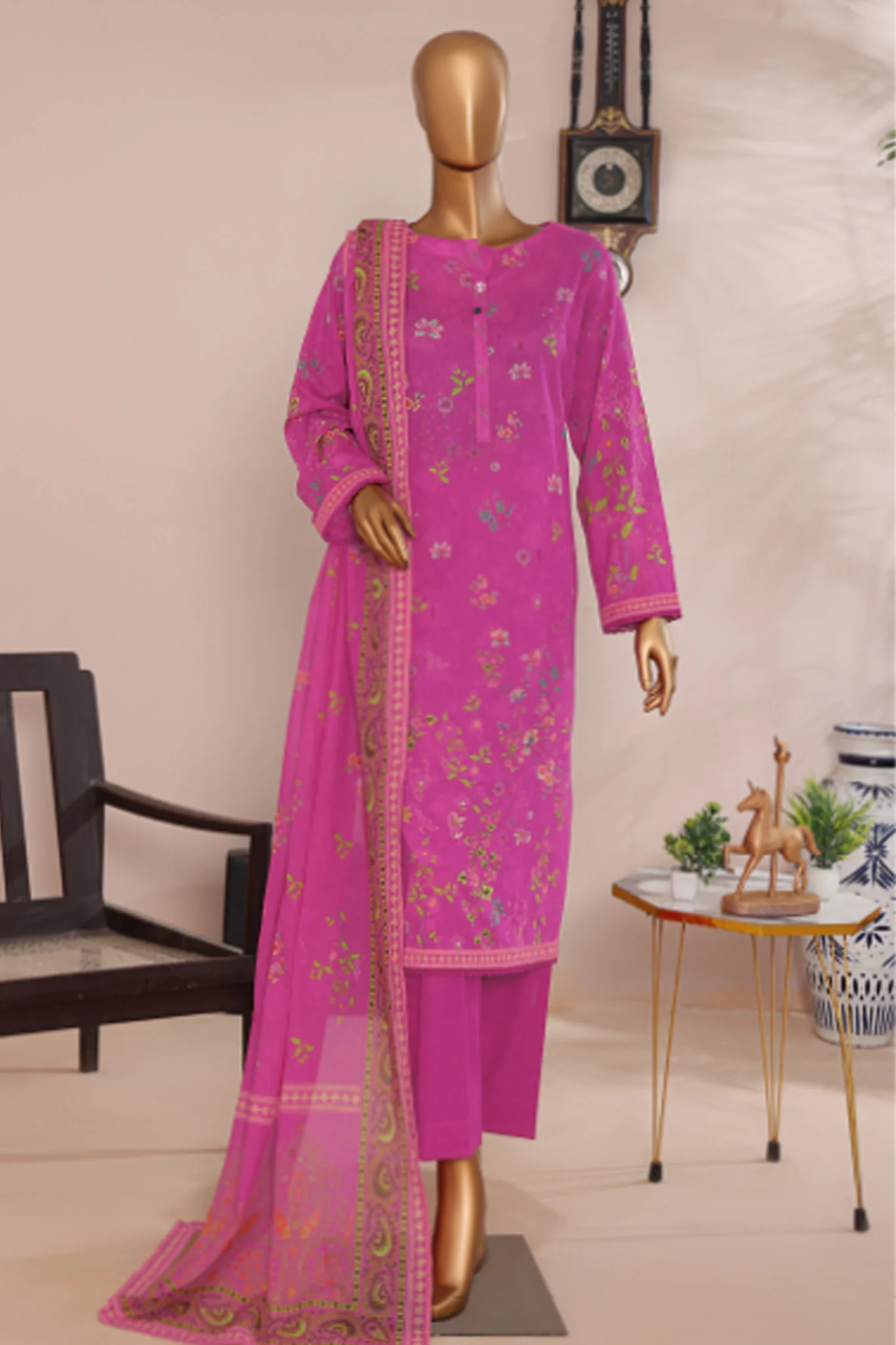 Magic By HZ Unstitched 3 Piece Airjet Digital Printed Lawn Vol-02 Suit-MPC-591