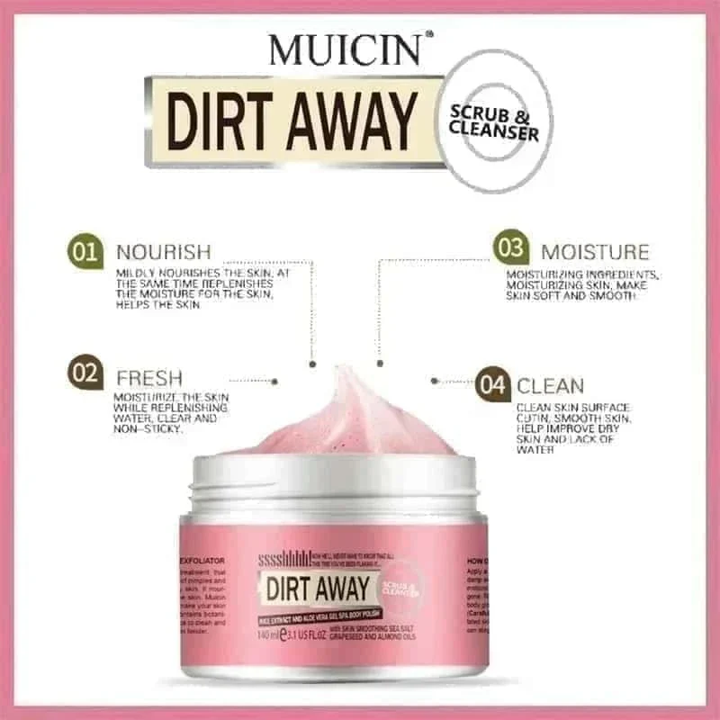 Muicin-Deep Clean & Exfoliate Scrub - Refresh & Revitalize - 140G - Image 7