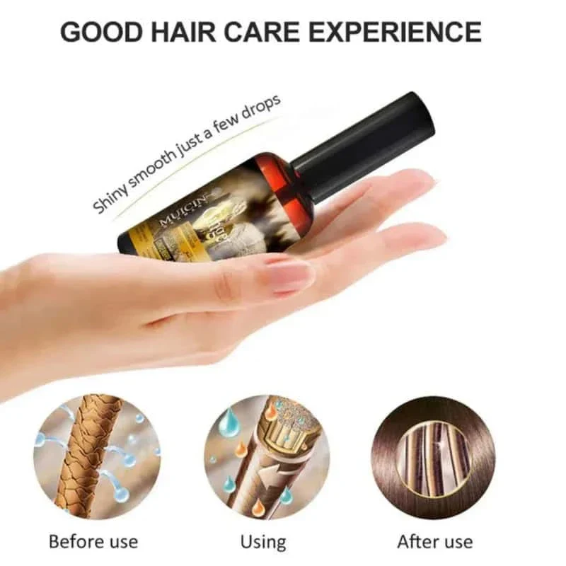 Muicin-Ginger & Argan Hair Oil - Image 3