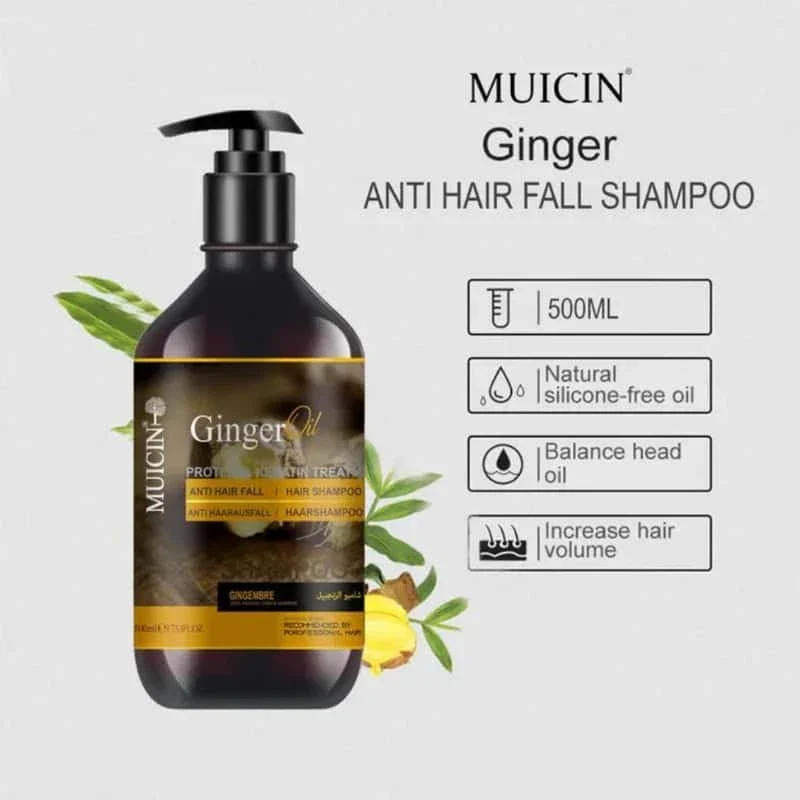 Muicin-Ginger Oil Anti-Hair Fall Shampoo - Image 2