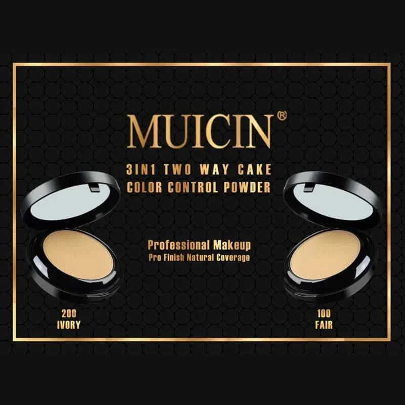 Muicin-Luminous 3 In 1 Two Way Compact Face Powder - Image 3