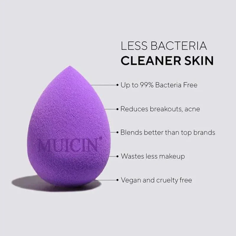Muicin-Purple Makeup Blender Sponge - Image 2