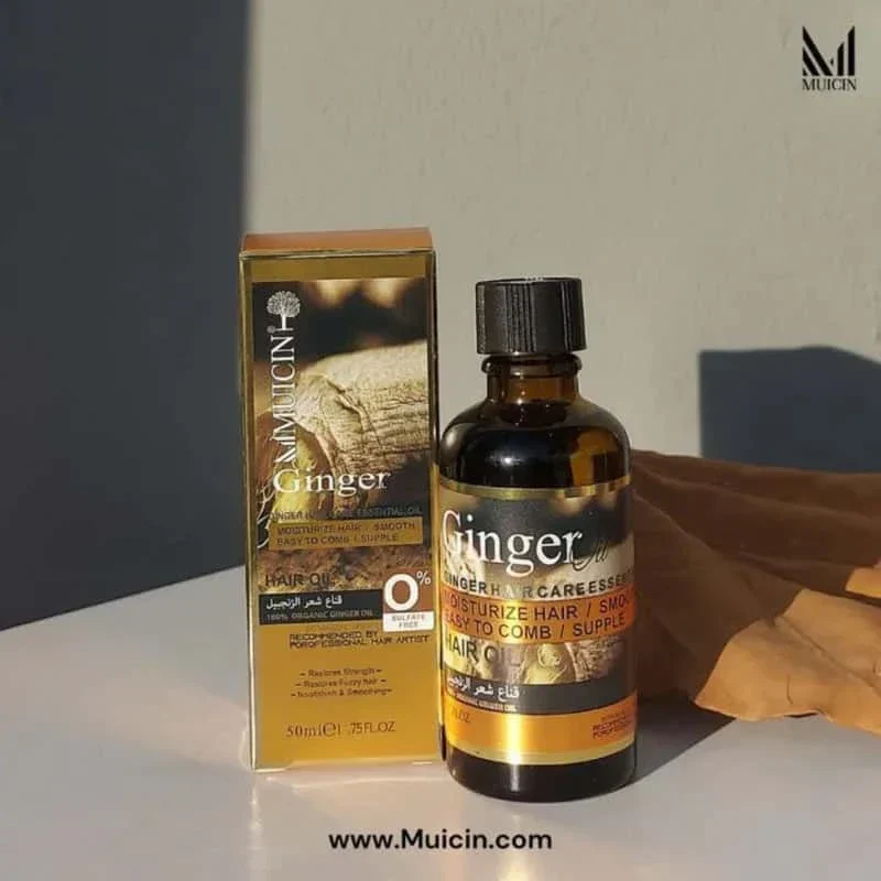 Muicin-Organic Ginger Root Hair Growth Oil - Image 3