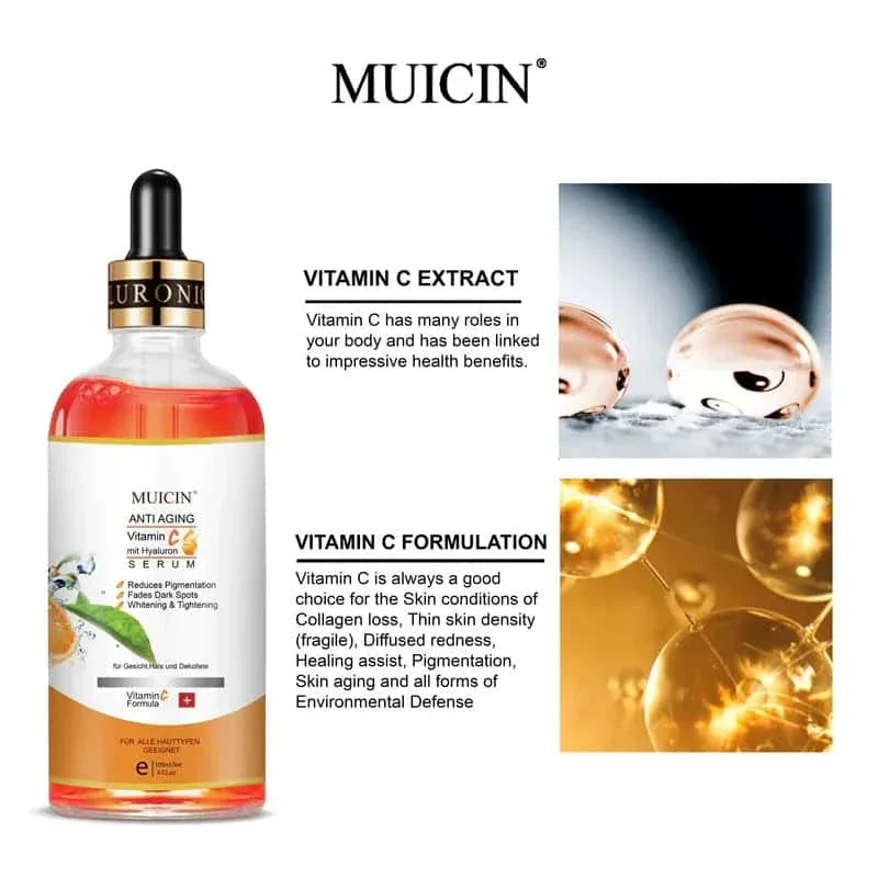 Muicin-Vitamin C & Hyaluronic Acid Age-Defying Serum - Image 3