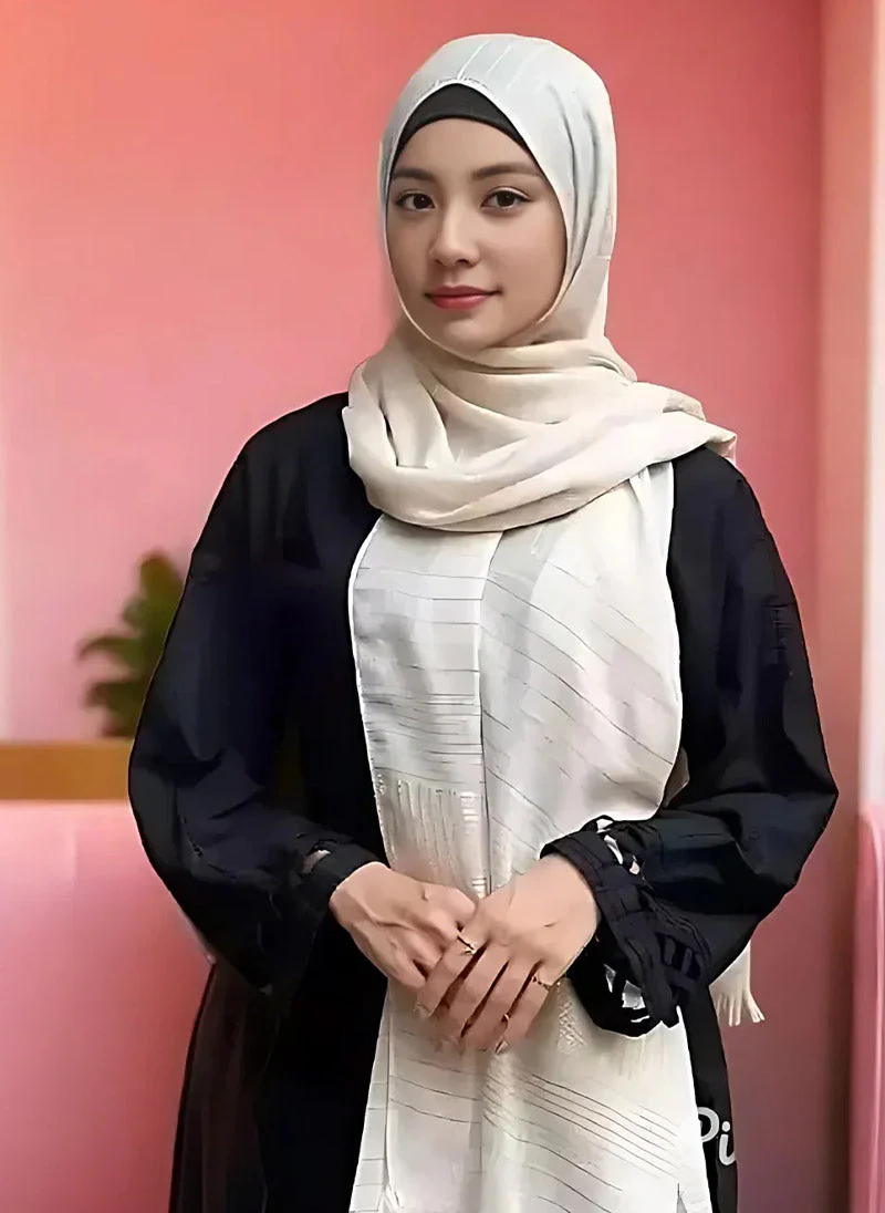 Hijab Ul Hareem Multi Stripe Hijab