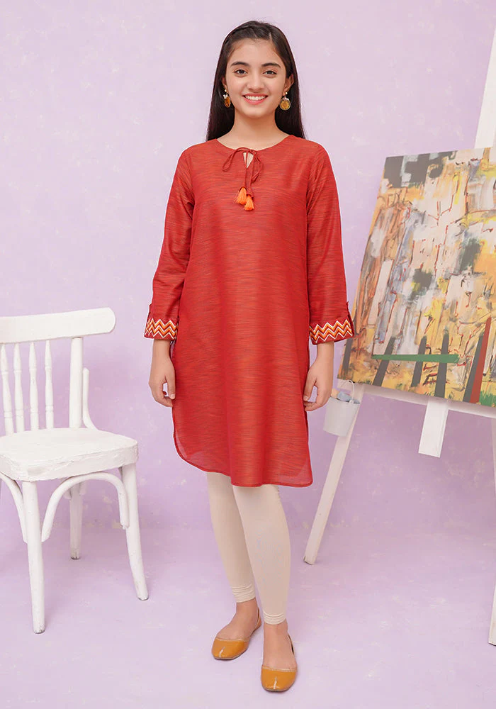 Ochre Clothing Multi Yarn Cotton Top